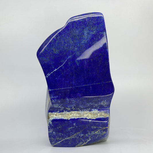 Lapis Lazuli, Lazurite, Afghanistan Minerals, Polished Gemstone, Royal Blue Lapis, Pyrite Inclusions, Lapis Block, Display Specimen