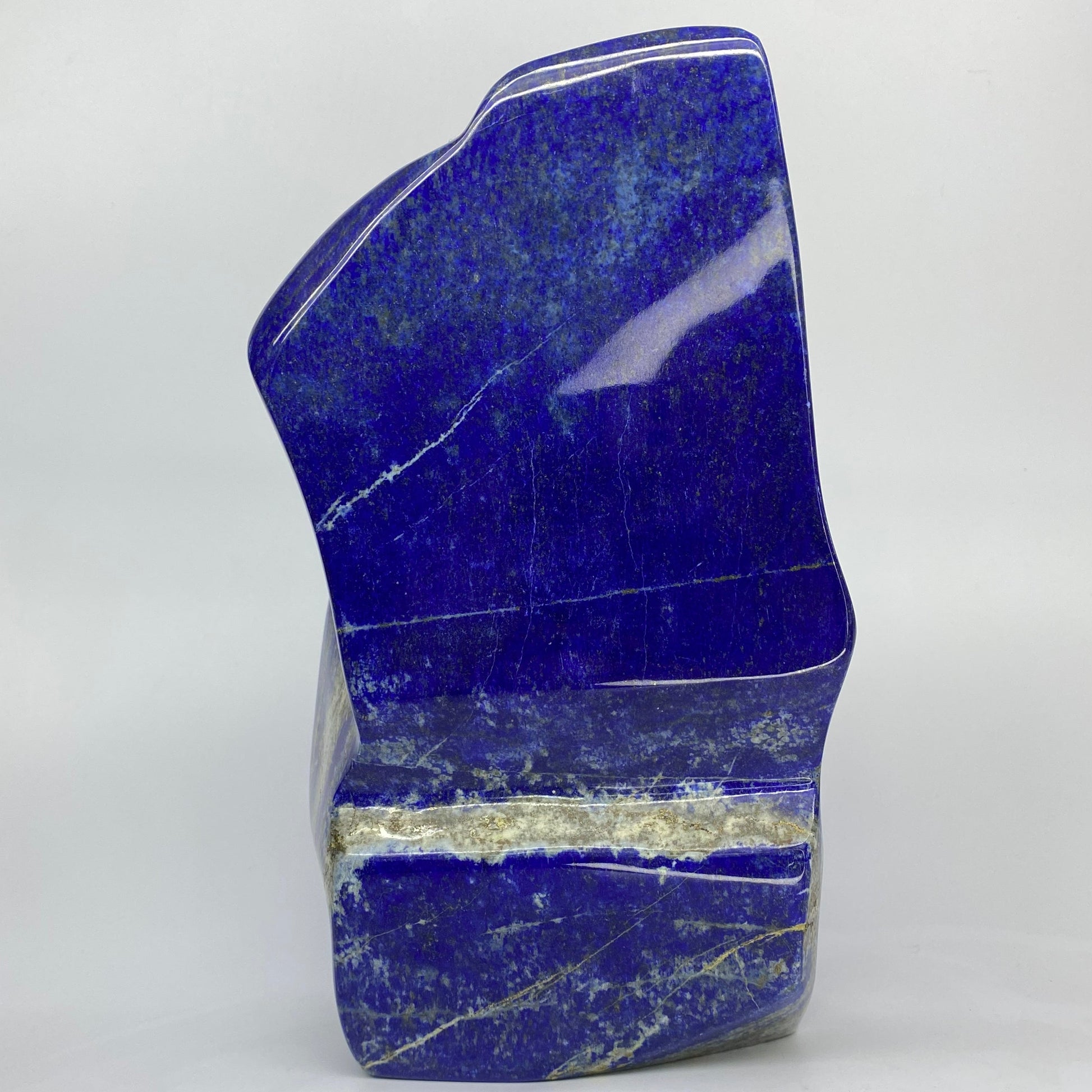 Lapis Lazuli, Lazurite, Afghanistan Minerals, Polished Gemstone, Royal Blue Lapis, Pyrite Inclusions, Lapis Block, Display Specimen