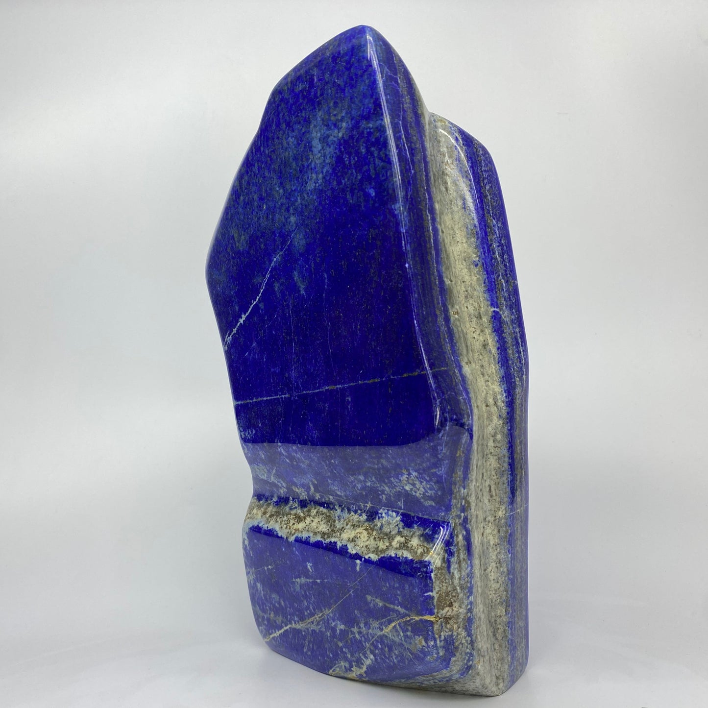 Lapis Lazuli, Lazurite, Afghanistan Minerals, Polished Gemstone, Royal Blue Lapis, Pyrite Inclusions, Lapis Block, Display Specimen