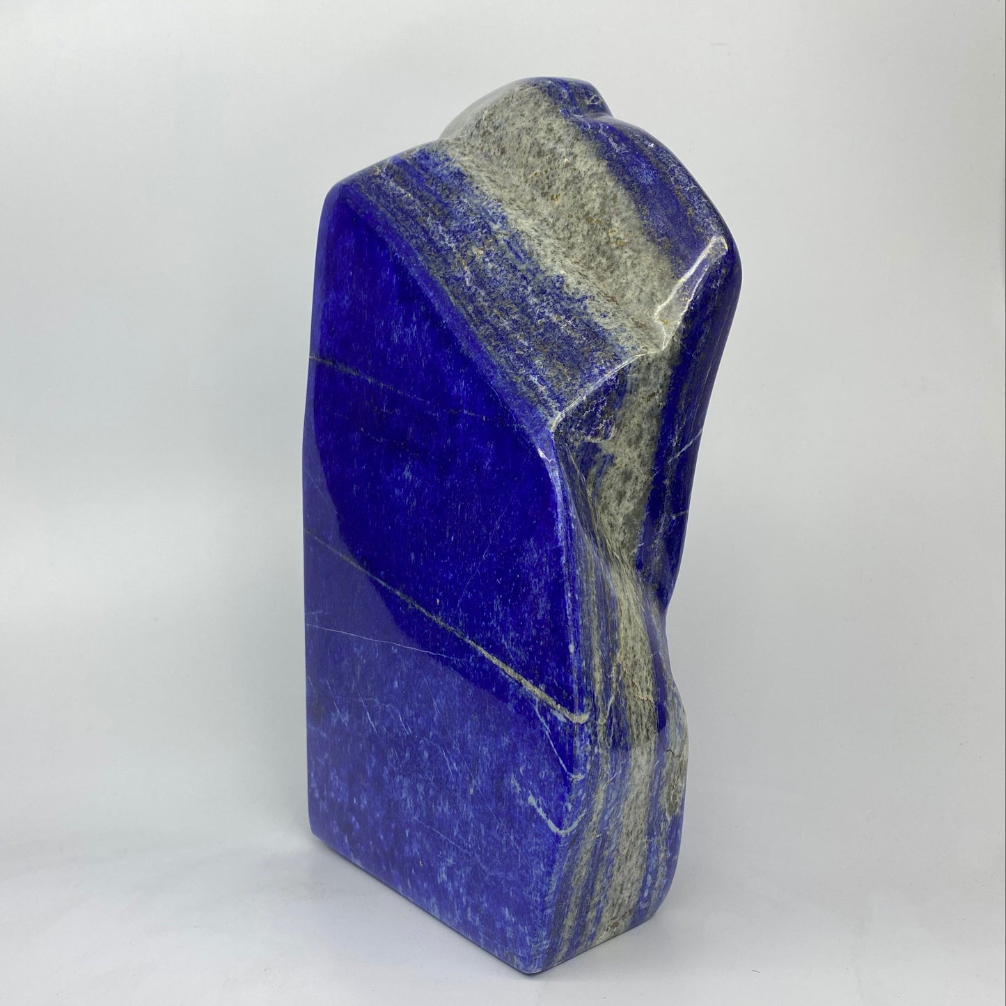 Lapis Lazuli, Lazurite, Afghanistan Minerals, Polished Gemstone, Royal Blue Lapis, Pyrite Inclusions, Lapis Block, Display Specimen