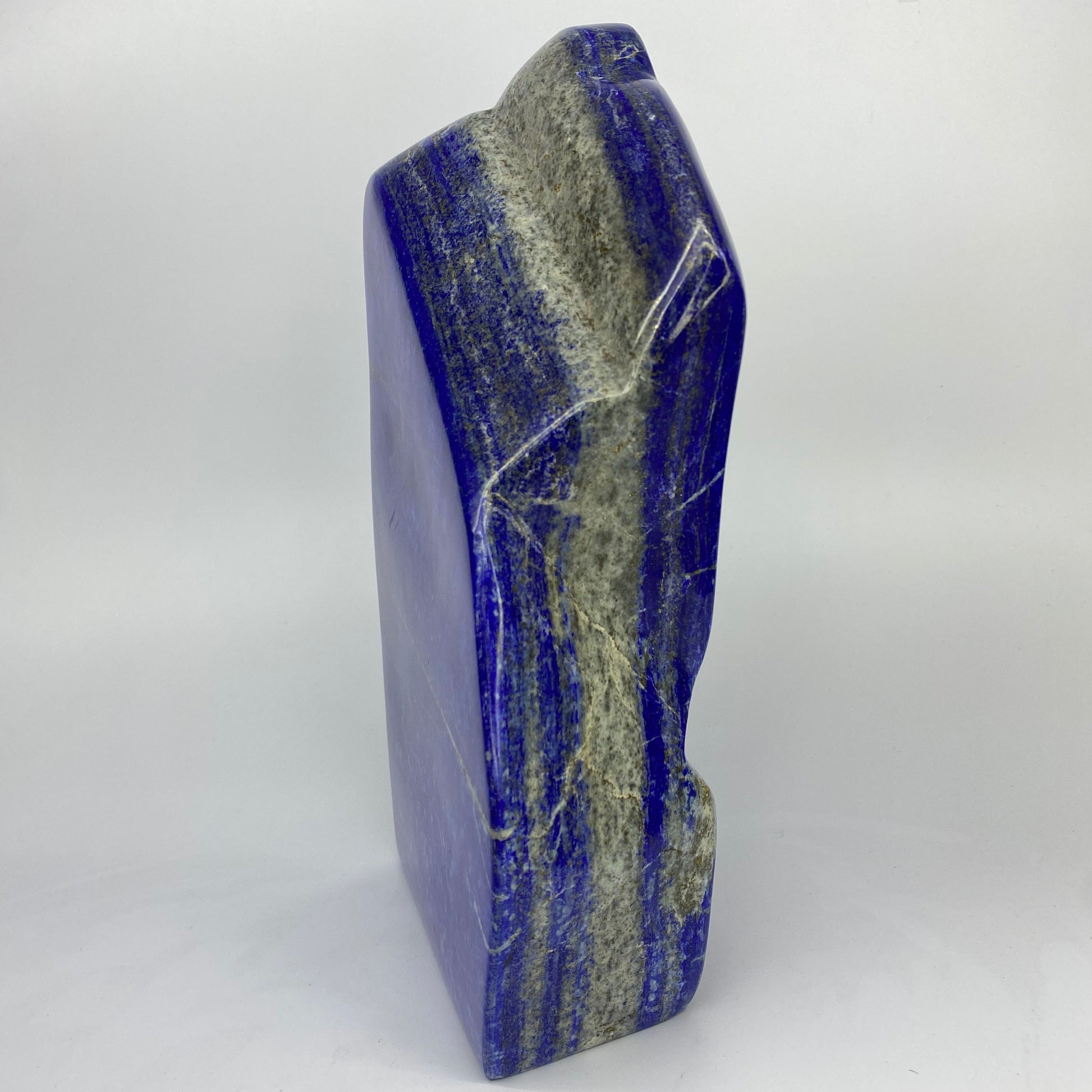 Lapis Lazuli, Lazurite, Afghanistan Minerals, Polished Gemstone, Royal Blue Lapis, Pyrite Inclusions, Lapis Block, Display Specimen
