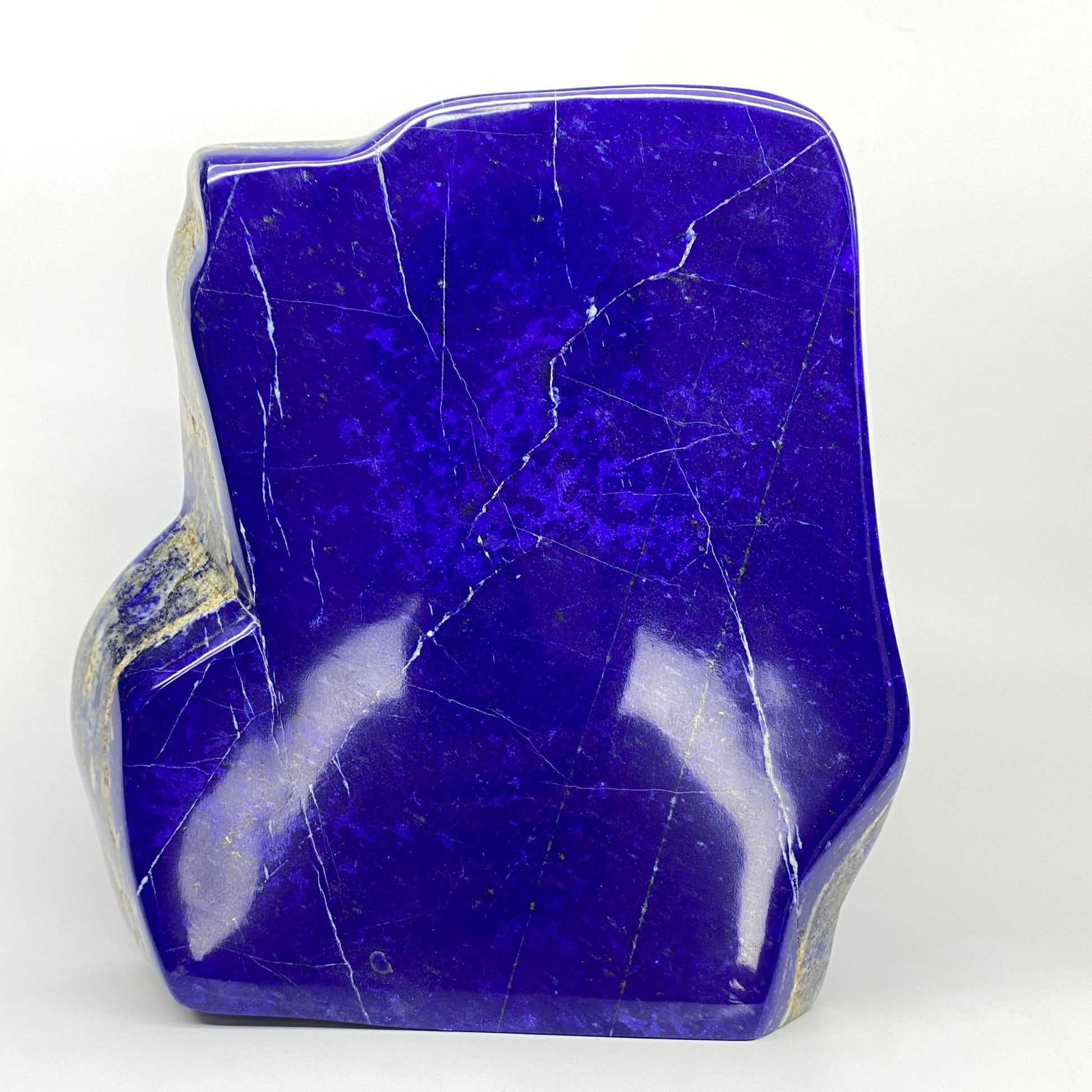 Lapis Lazuli, Lazurite, Afghanistan Minerals, Polished Gemstone, Royal Blue Lapis, Pyrite Inclusions, Lapis Block, Display Specimen
