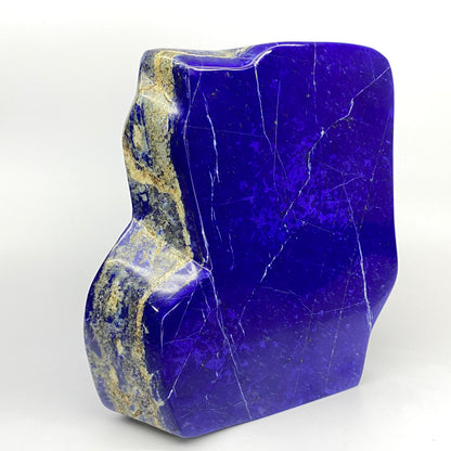 Lapis Lazuli, Lazurite, Afghanistan Minerals, Polished Gemstone, Royal Blue Lapis, Pyrite Inclusions, Lapis Block, Display Specimen