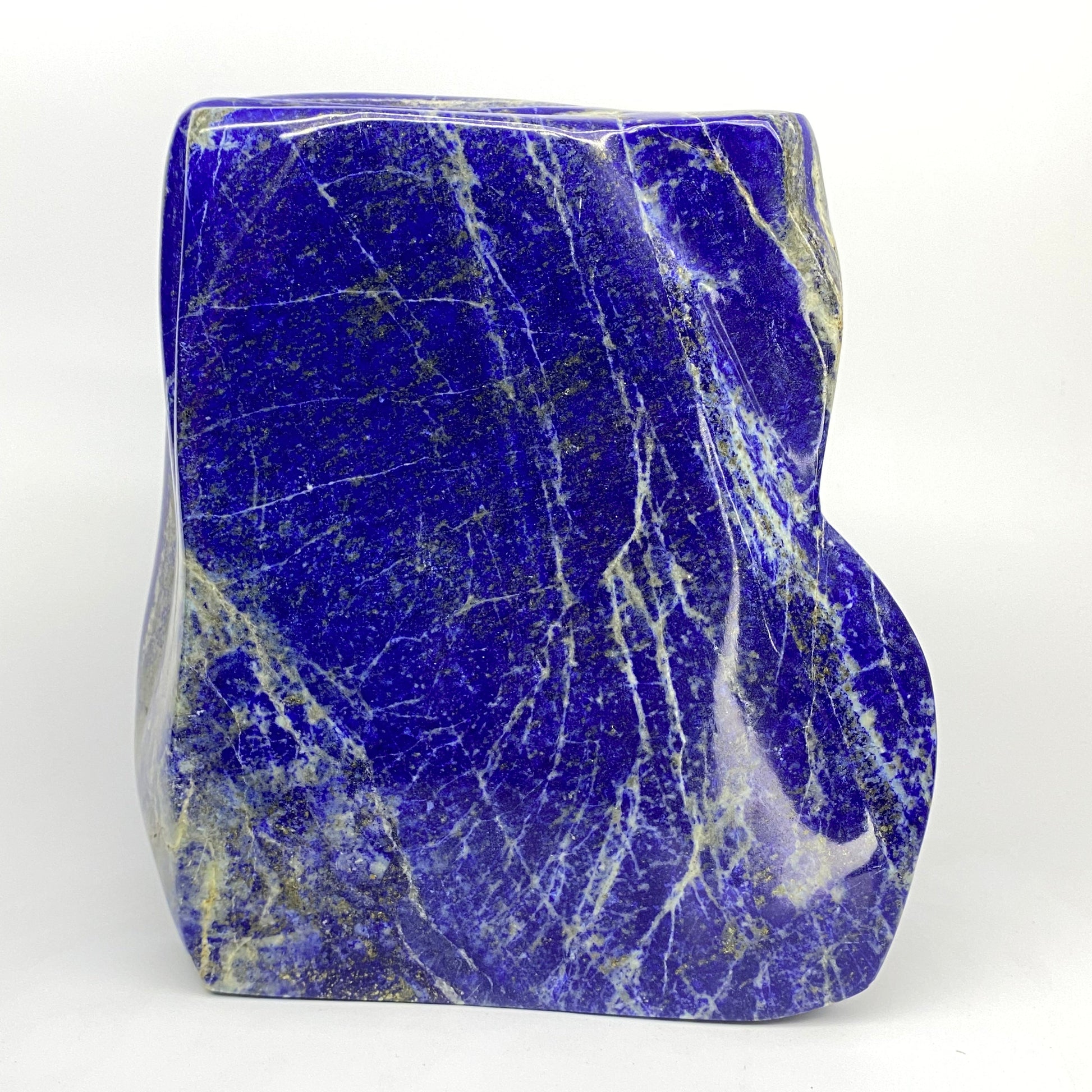 Lapis Lazuli, Lazurite, Afghanistan Minerals, Polished Gemstone, Royal Blue Lapis, Pyrite Inclusions, Lapis Block, Display Specimen