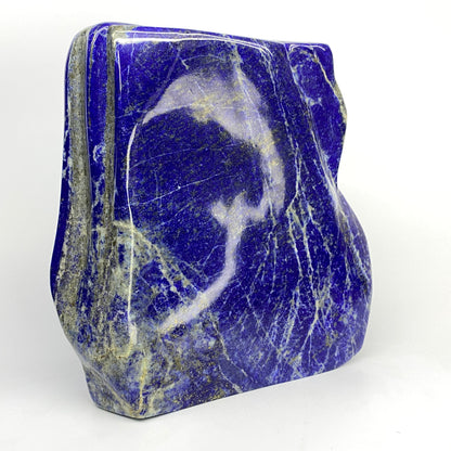 Lapis Lazuli, Lazurite, Afghanistan Minerals, Polished Gemstone, Royal Blue Lapis, Pyrite Inclusions, Lapis Block, Display Specimen