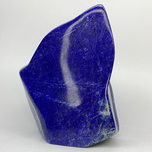 Lapis Lazuli, Lazurite, Afghanistan Minerals, Polished Gemstone, Royal Blue Lapis, Pyrite Inclusions, Lapis Block, Display Specimen