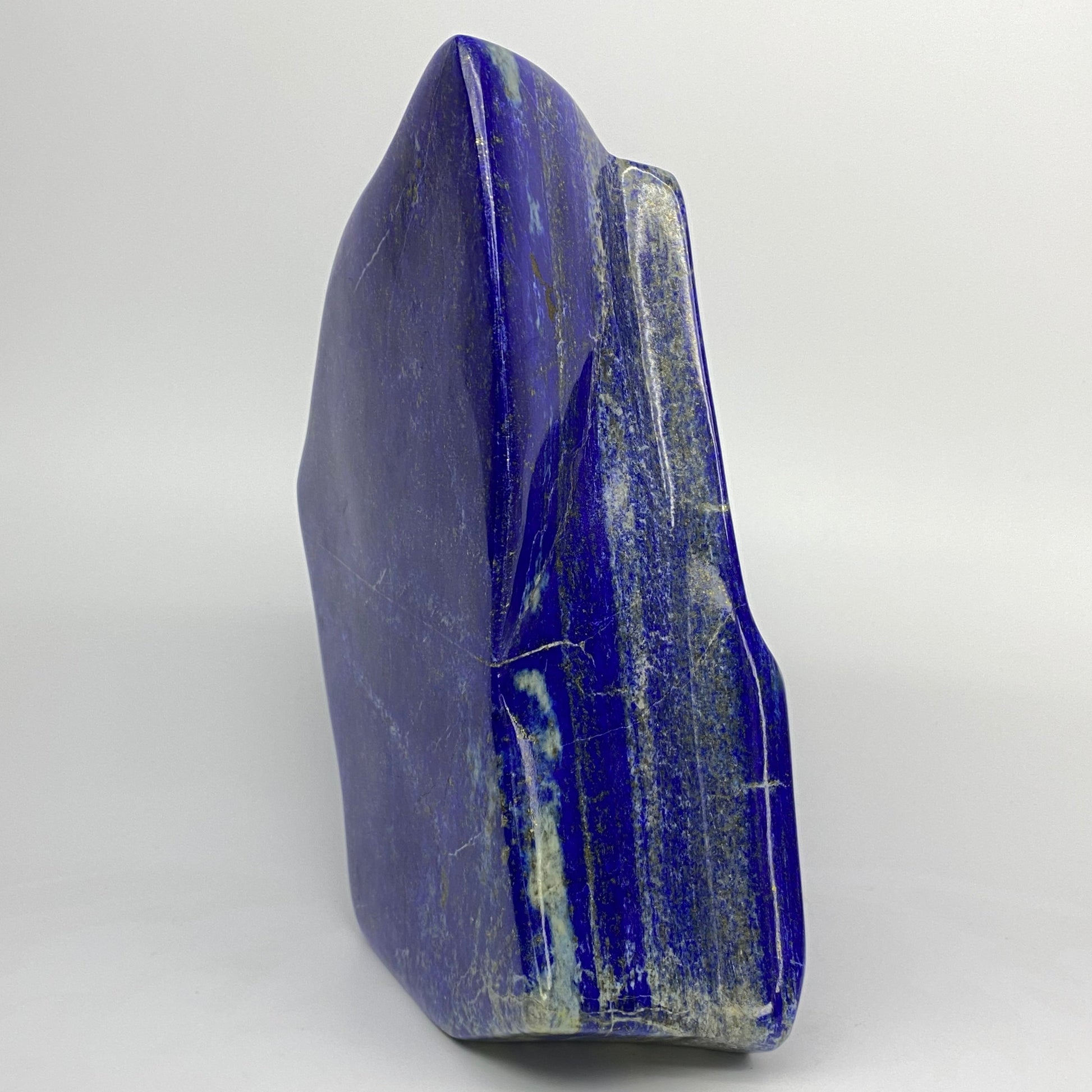 Lapis Lazuli, Lazurite, Afghanistan Minerals, Polished Gemstone, Royal Blue Lapis, Pyrite Inclusions, Lapis Block, Display Specimen
