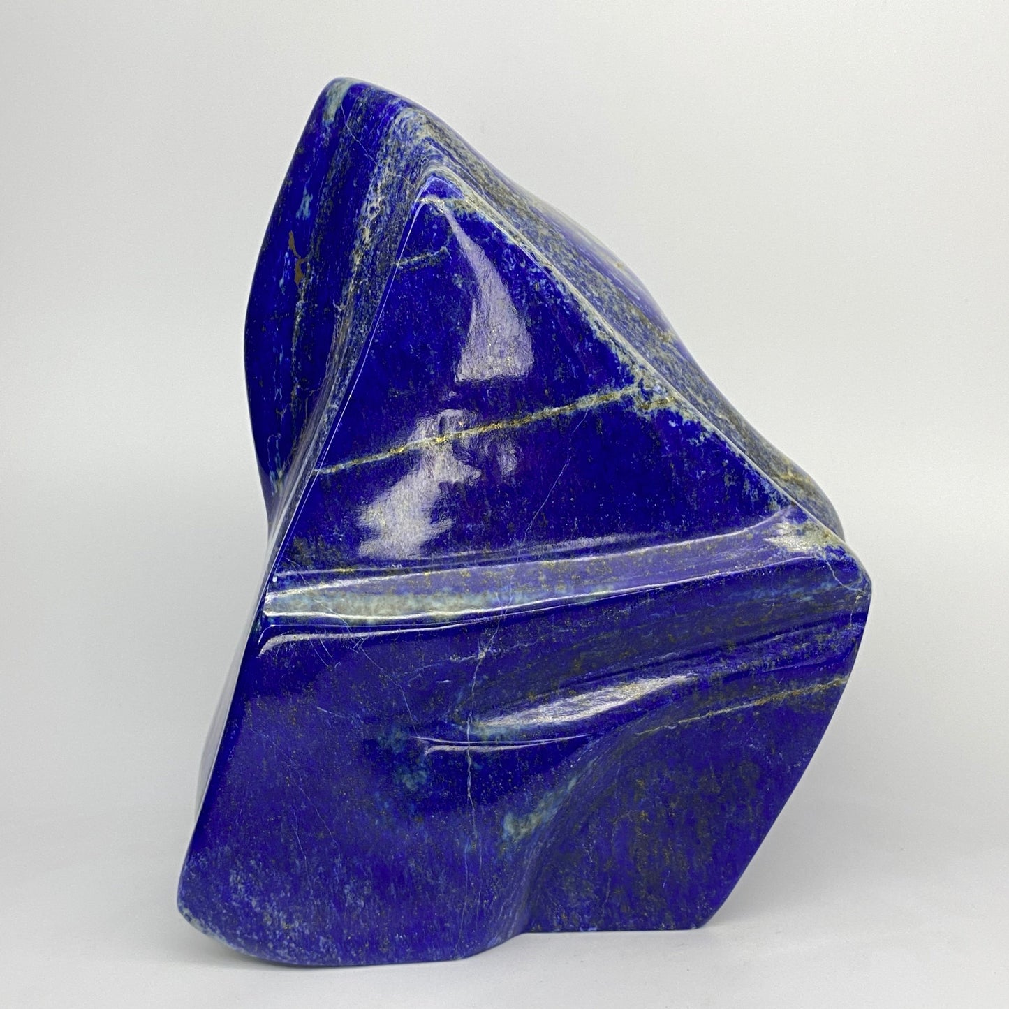 Lapis Lazuli, Lazurite, Afghanistan Minerals, Polished Gemstone, Royal Blue Lapis, Pyrite Inclusions, Lapis Block, Display Specimen
