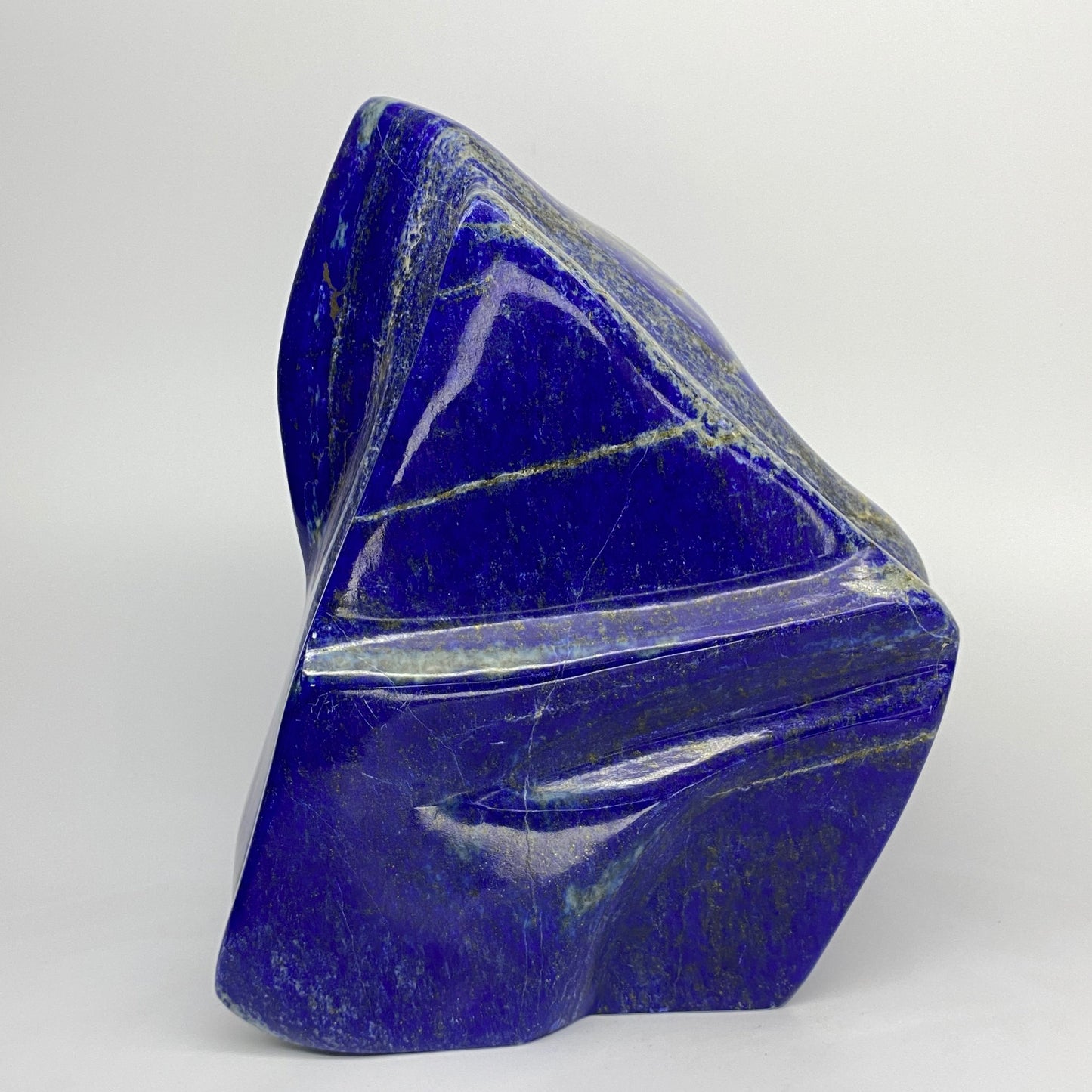 Lapis Lazuli, Lazurite, Afghanistan Minerals, Polished Gemstone, Royal Blue Lapis, Pyrite Inclusions, Lapis Block, Display Specimen