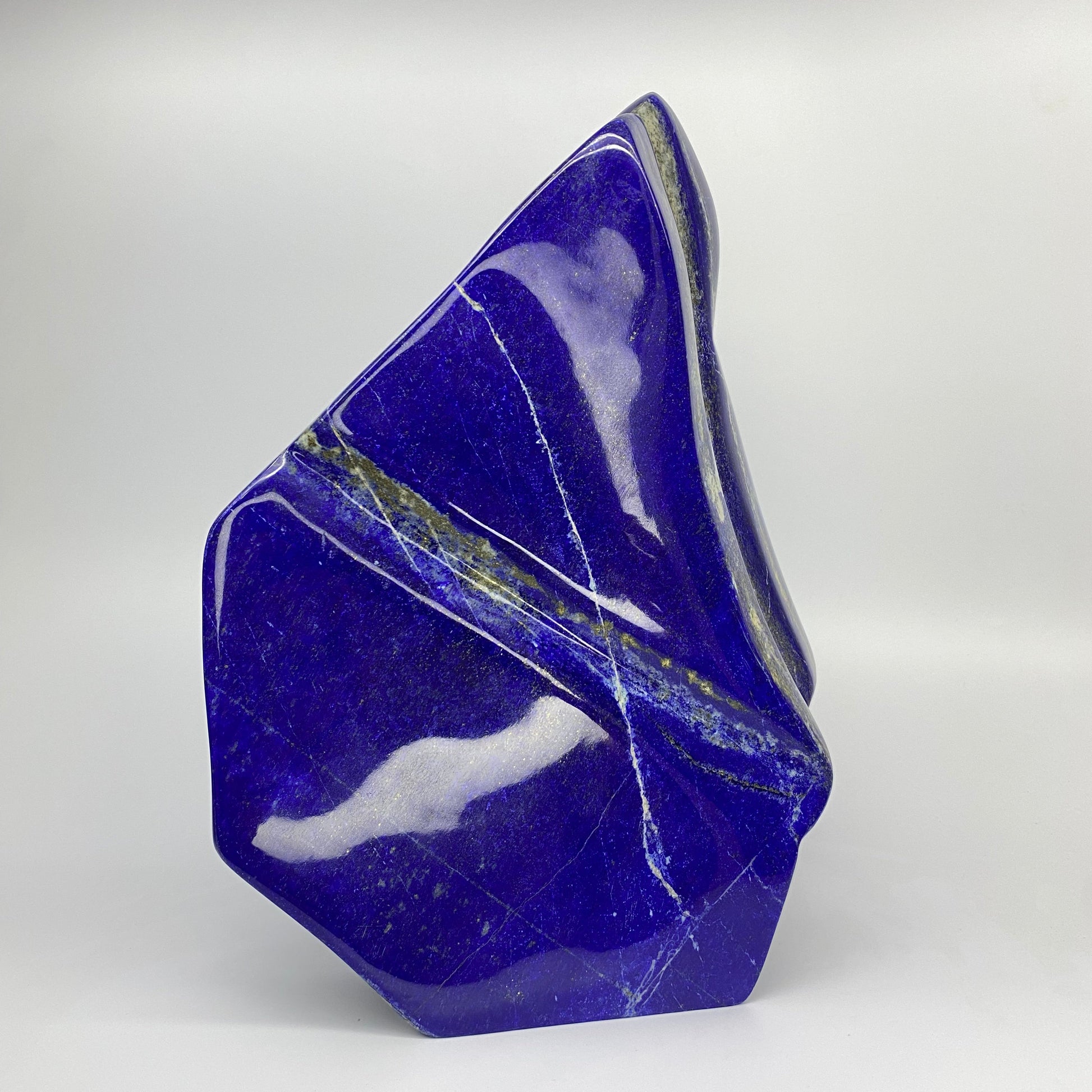 Lapis Lazuli, Lazurite, Afghanistan Minerals, Polished Gemstone, Royal Blue Lapis, Pyrite Inclusions, Lapis Block, Display Specimen