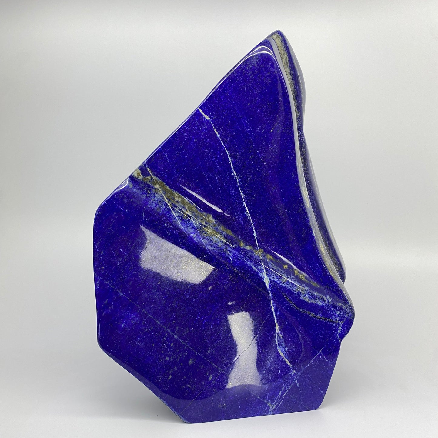Lapis Lazuli, Lazurite, Afghanistan Minerals, Polished Gemstone, Royal Blue Lapis, Pyrite Inclusions, Lapis Block, Display Specimen