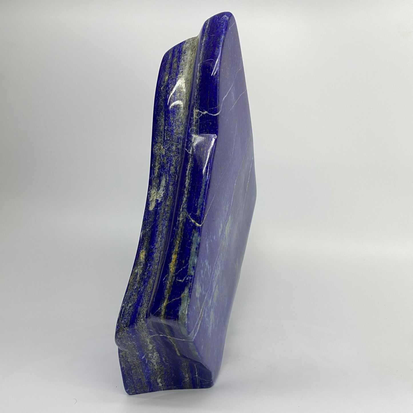 Lapis Lazuli, Lazurite, Afghanistan Minerals, Polished Gemstone, Royal Blue Lapis, Pyrite Inclusions, Lapis Block, Display Specimen