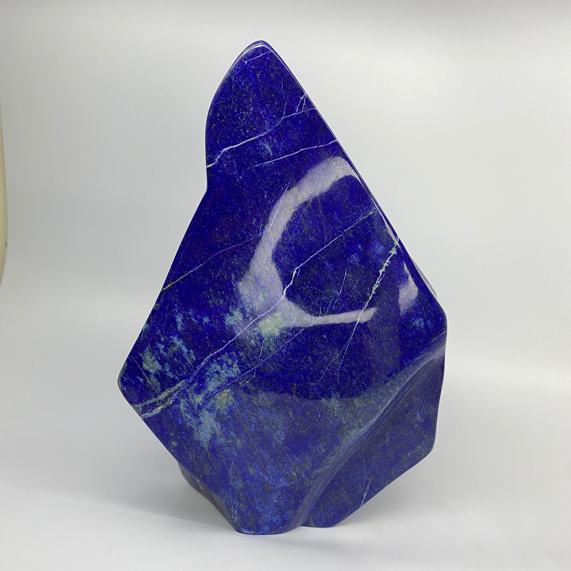 Lapis Lazuli, Lazurite, Afghanistan Minerals, Polished Gemstone, Royal Blue Lapis, Pyrite Inclusions, Lapis Block, Display Specimen