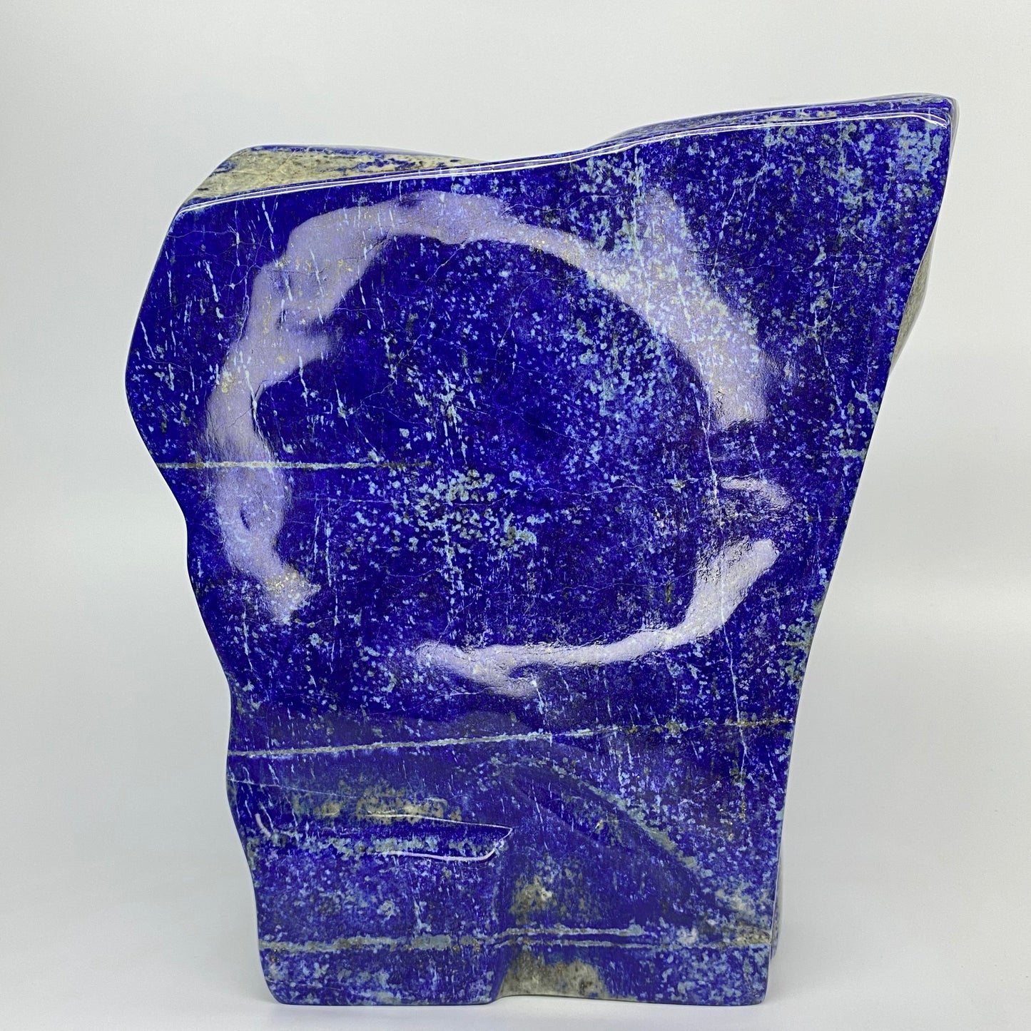 Lapis Lazuli, Lazurite, Afghanistan Minerals, Polished Gemstone, Royal Blue Lapis, Pyrite Inclusions, Lapis Block, Display Specimen