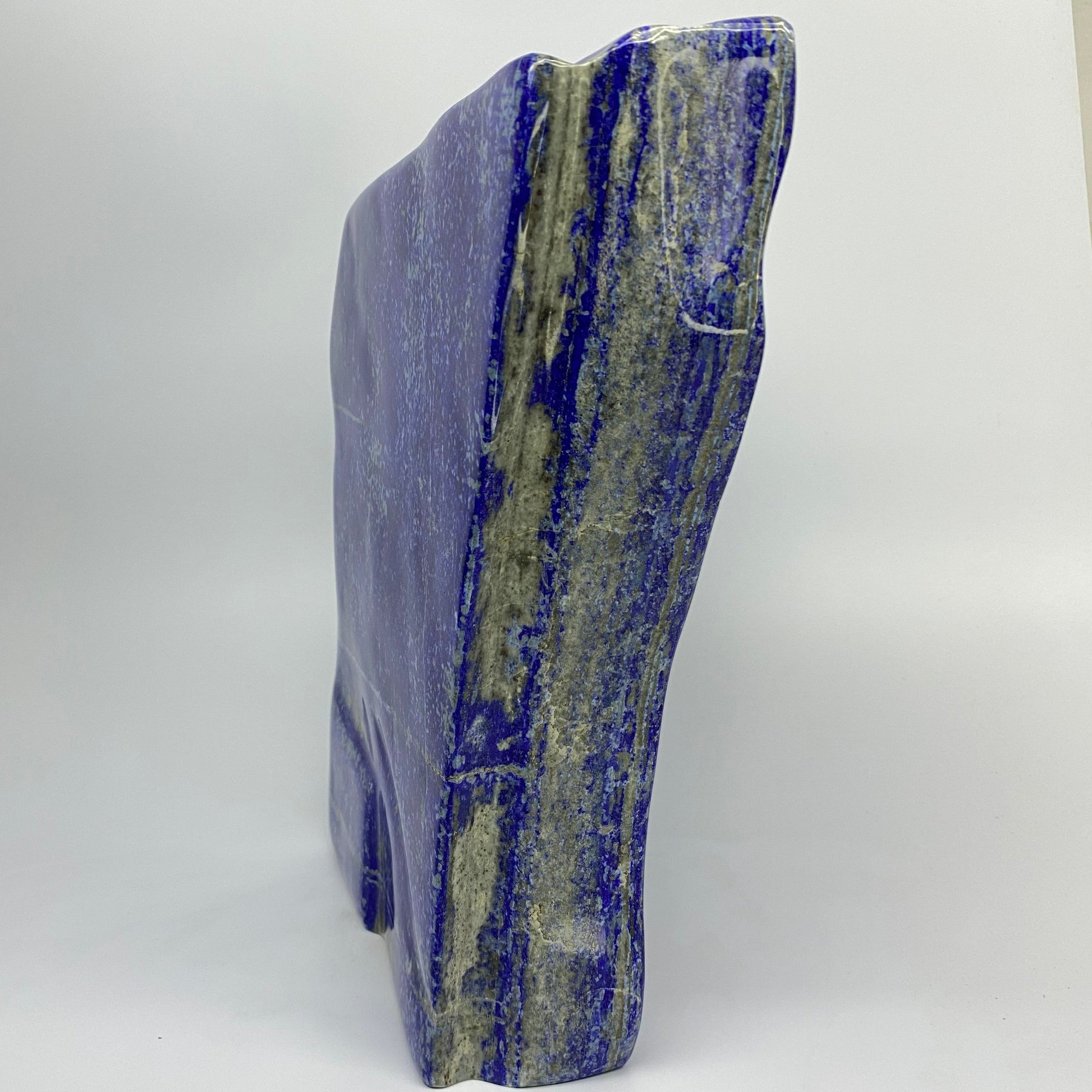 Lapis Lazuli, Lazurite, Afghanistan Minerals, Polished Gemstone, Royal Blue Lapis, Pyrite Inclusions, Lapis Block, Display Specimen