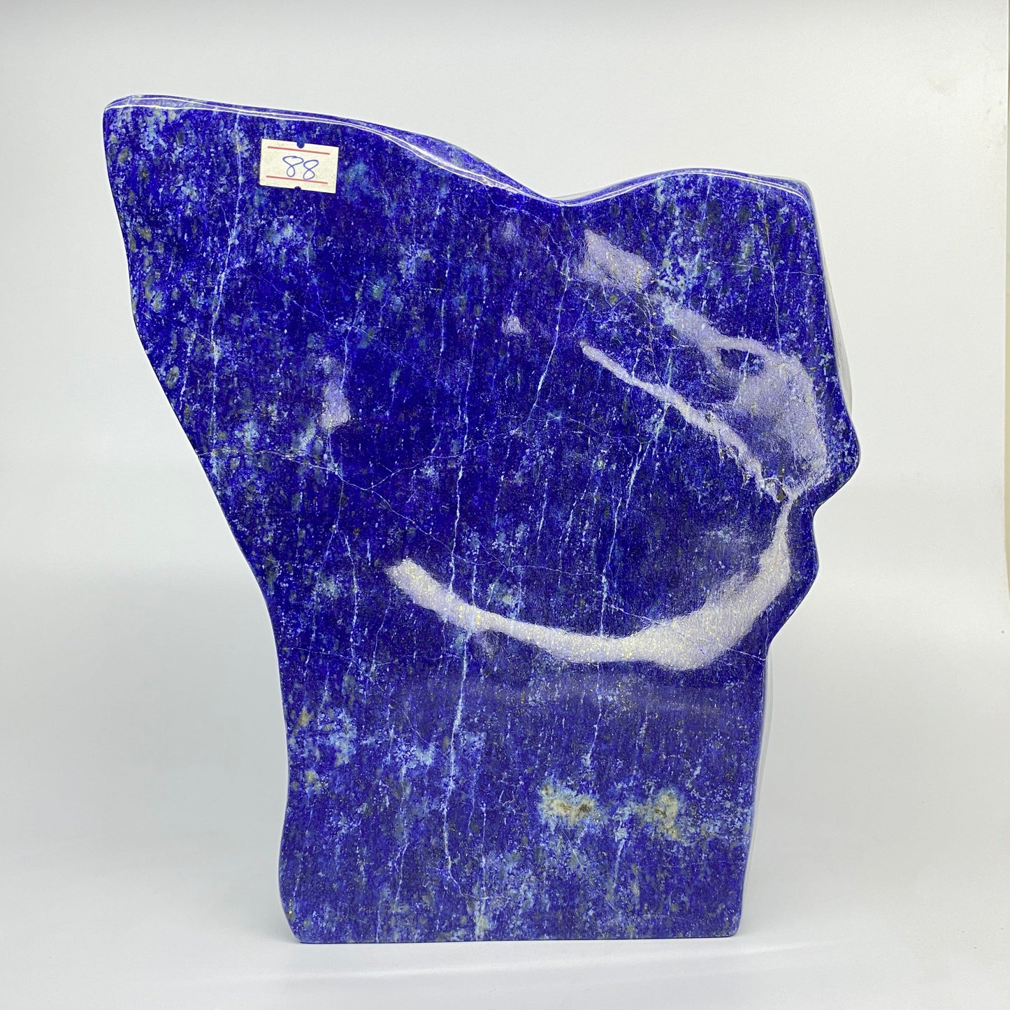 Lapis Lazuli, Lazurite, Afghanistan Minerals, Polished Gemstone, Royal Blue Lapis, Pyrite Inclusions, Lapis Block, Display Specimen