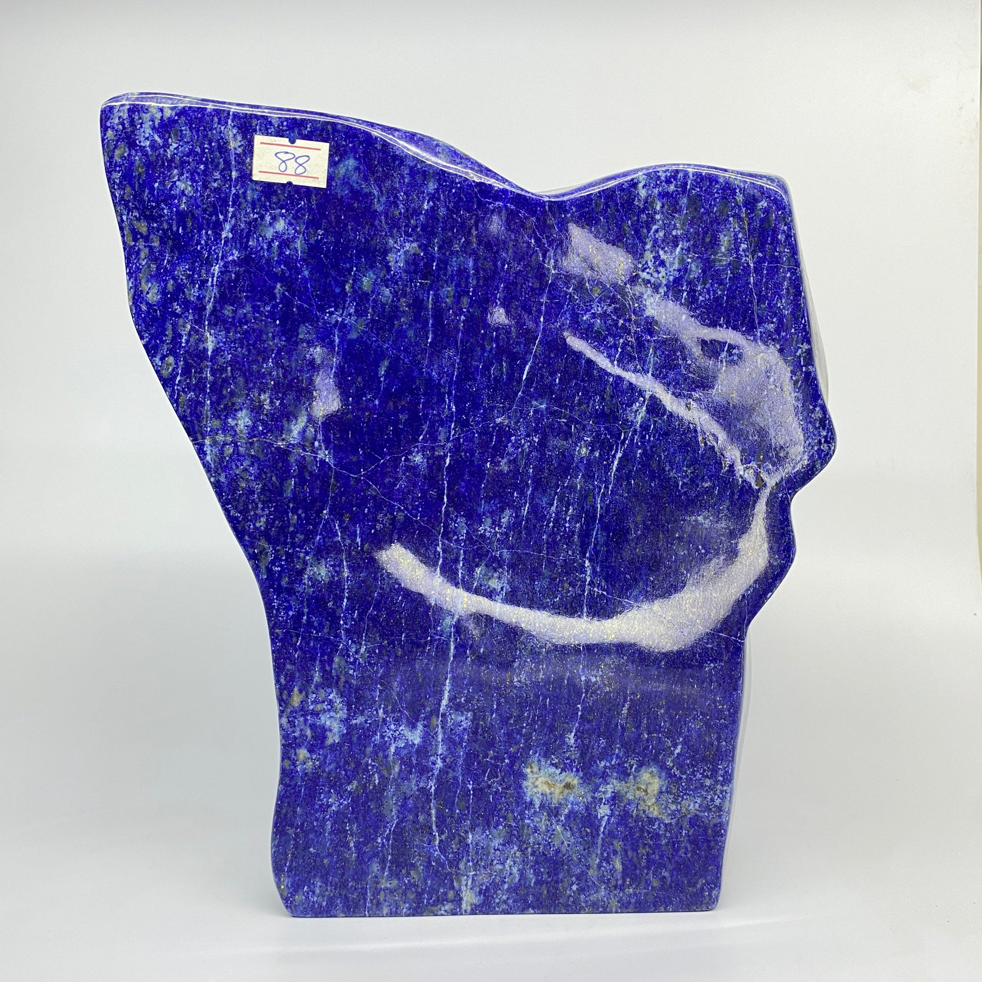 Lapis Lazuli, Lazurite, Afghanistan Minerals, Polished Gemstone, Royal Blue Lapis, Pyrite Inclusions, Lapis Block, Display Specimen