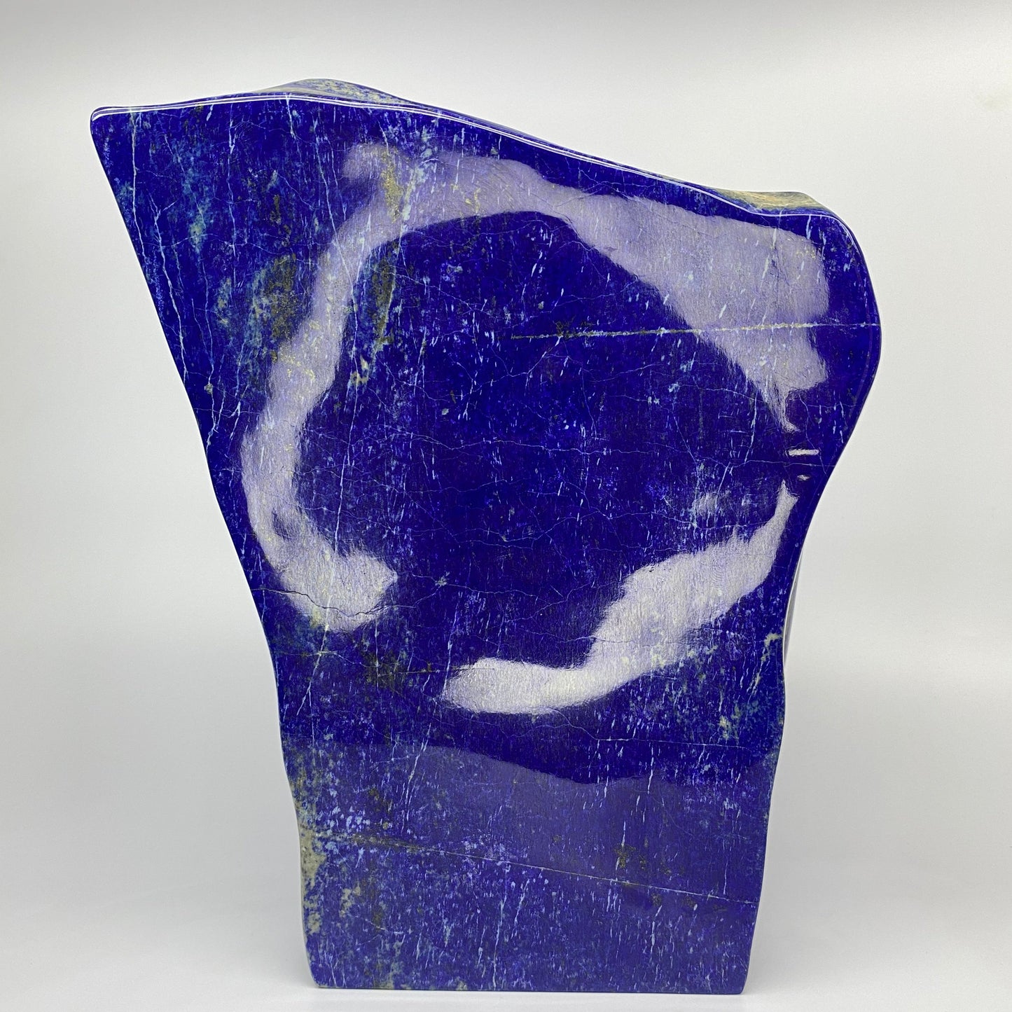 Lapis Lazuli, Lazurite, Afghanistan Minerals, Polished Gemstone, Royal Blue Lapis, Pyrite Inclusions, Lapis Block, Display Specimen