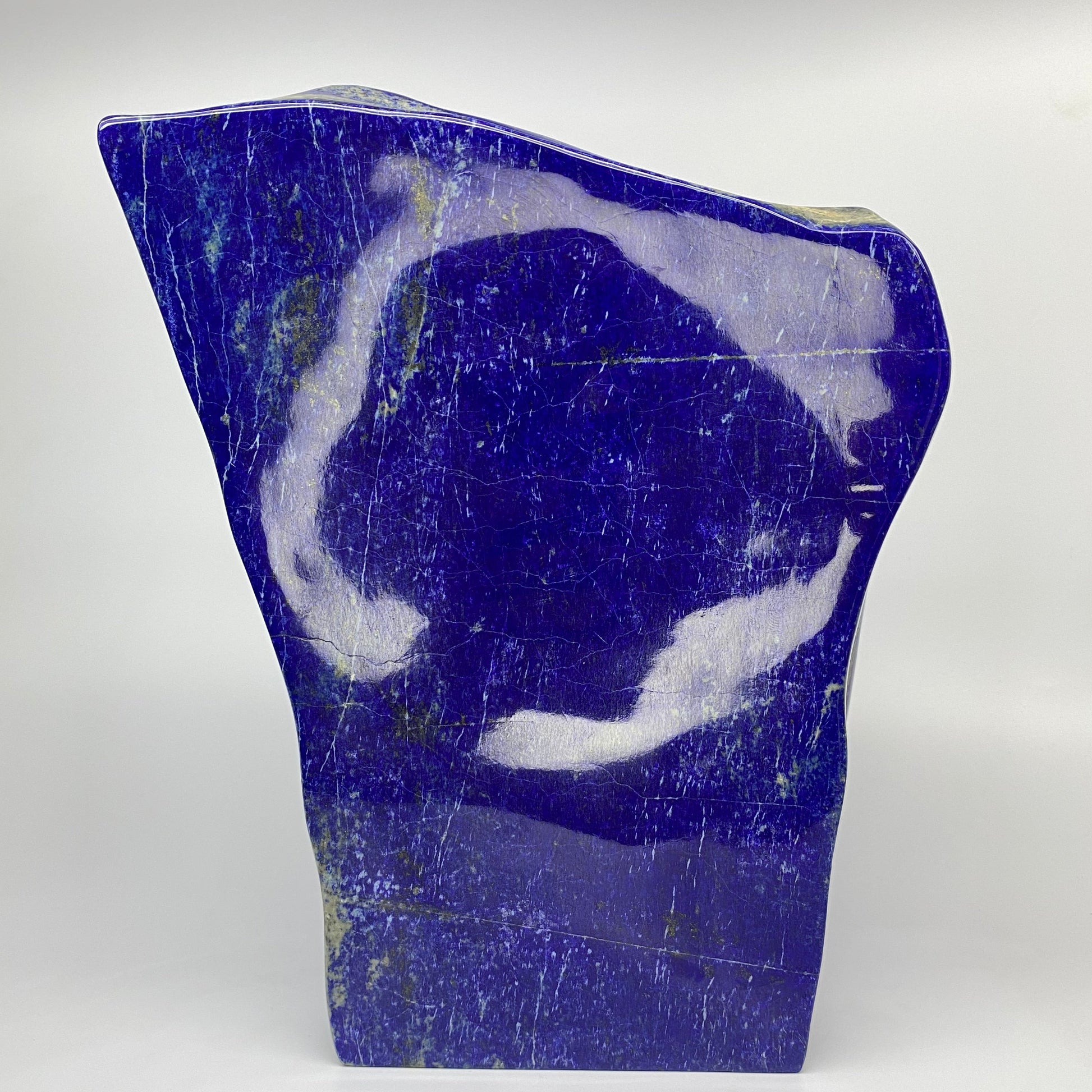 Lapis Lazuli, Lazurite, Afghanistan Minerals, Polished Gemstone, Royal Blue Lapis, Pyrite Inclusions, Lapis Block, Display Specimen