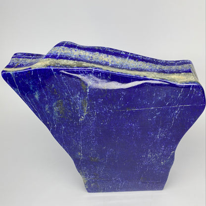 Lapis Lazuli, Lazurite, Afghanistan Minerals, Polished Gemstone, Royal Blue Lapis, Pyrite Inclusions, Lapis Block, Display Specimen