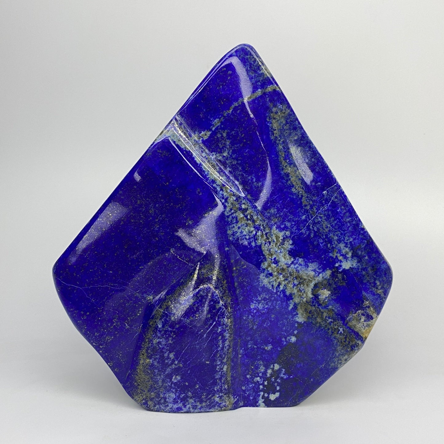 Lapis Lazuli, Lazurite, Afghanistan Minerals, Polished Gemstone, Royal Blue Lapis, Pyrite Inclusions, Lapis Block, Display Specimen