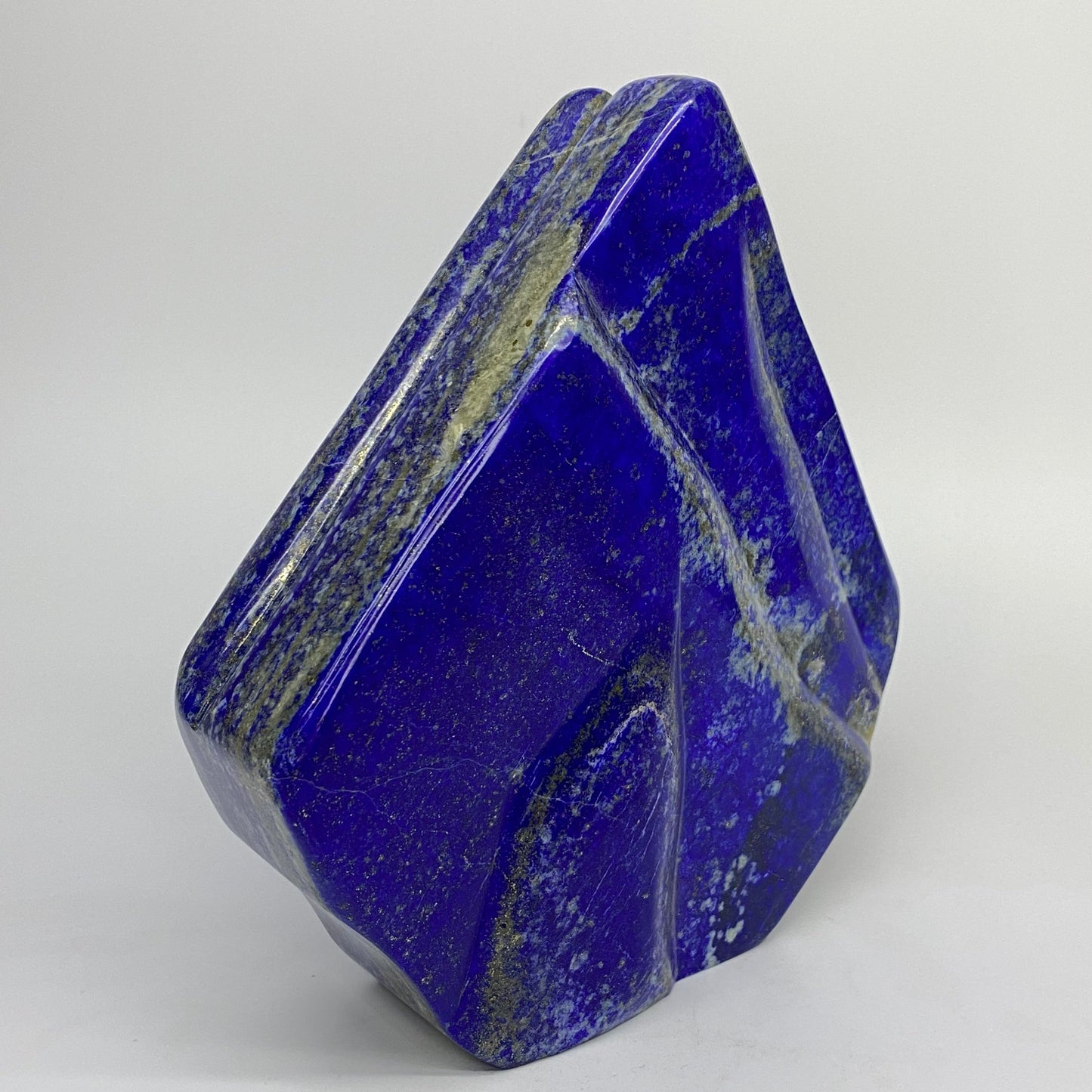 Lapis Lazuli, Lazurite, Afghanistan Minerals, Polished Gemstone, Royal Blue Lapis, Pyrite Inclusions, Lapis Block, Display Specimen