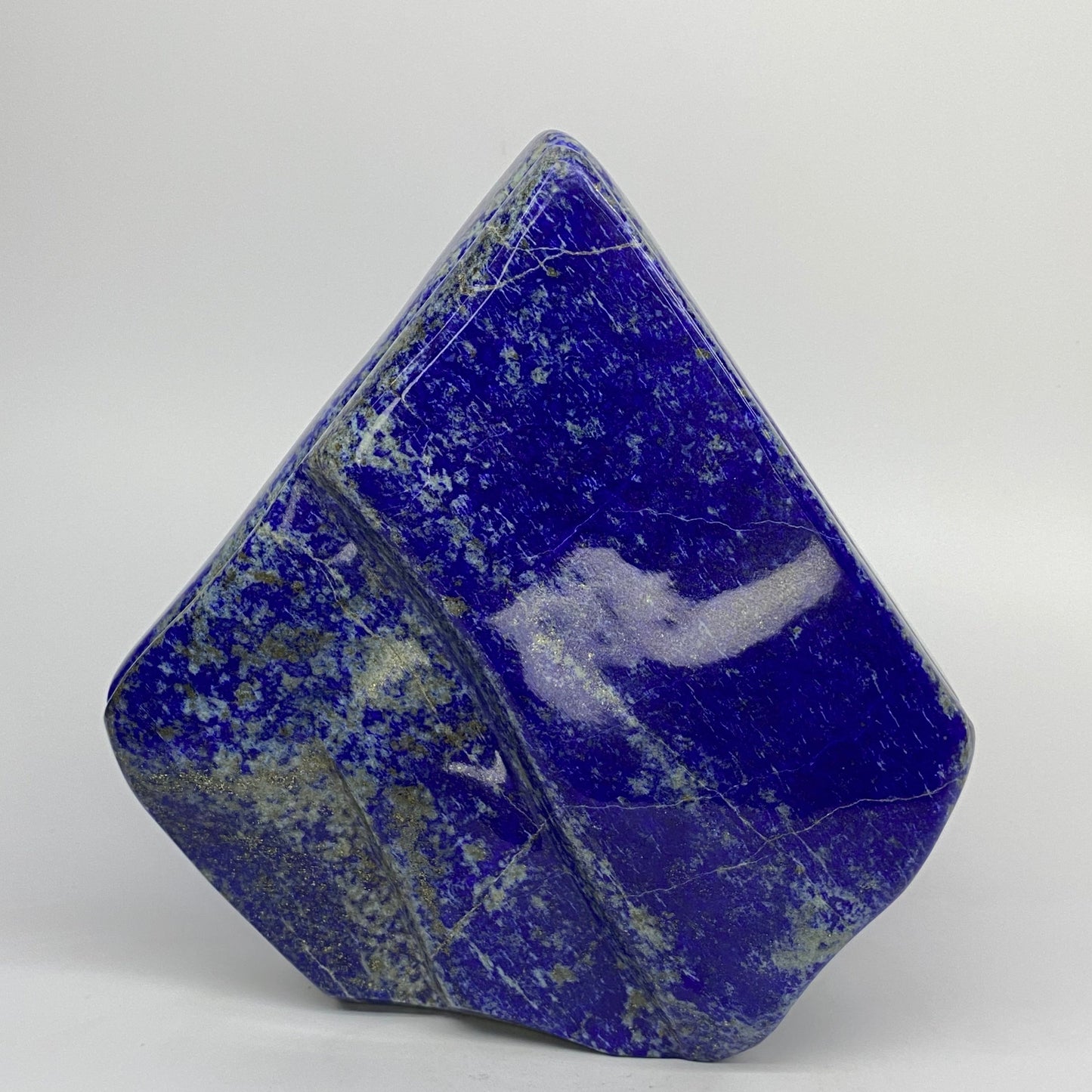 Lapis Lazuli, Lazurite, Afghanistan Minerals, Polished Gemstone, Royal Blue Lapis, Pyrite Inclusions, Lapis Block, Display Specimen