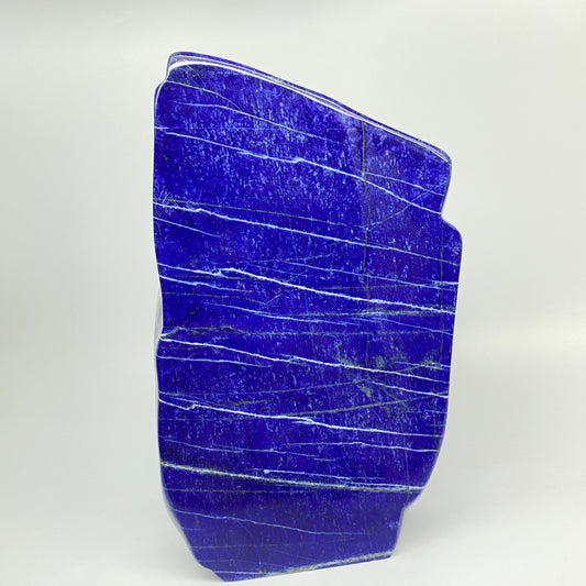 Lapis Lazuli, Lazurite, Afghanistan Minerals, Polished Gemstone, Royal Blue Lapis, Pyrite Inclusions, Lapis Block, Display Specimen