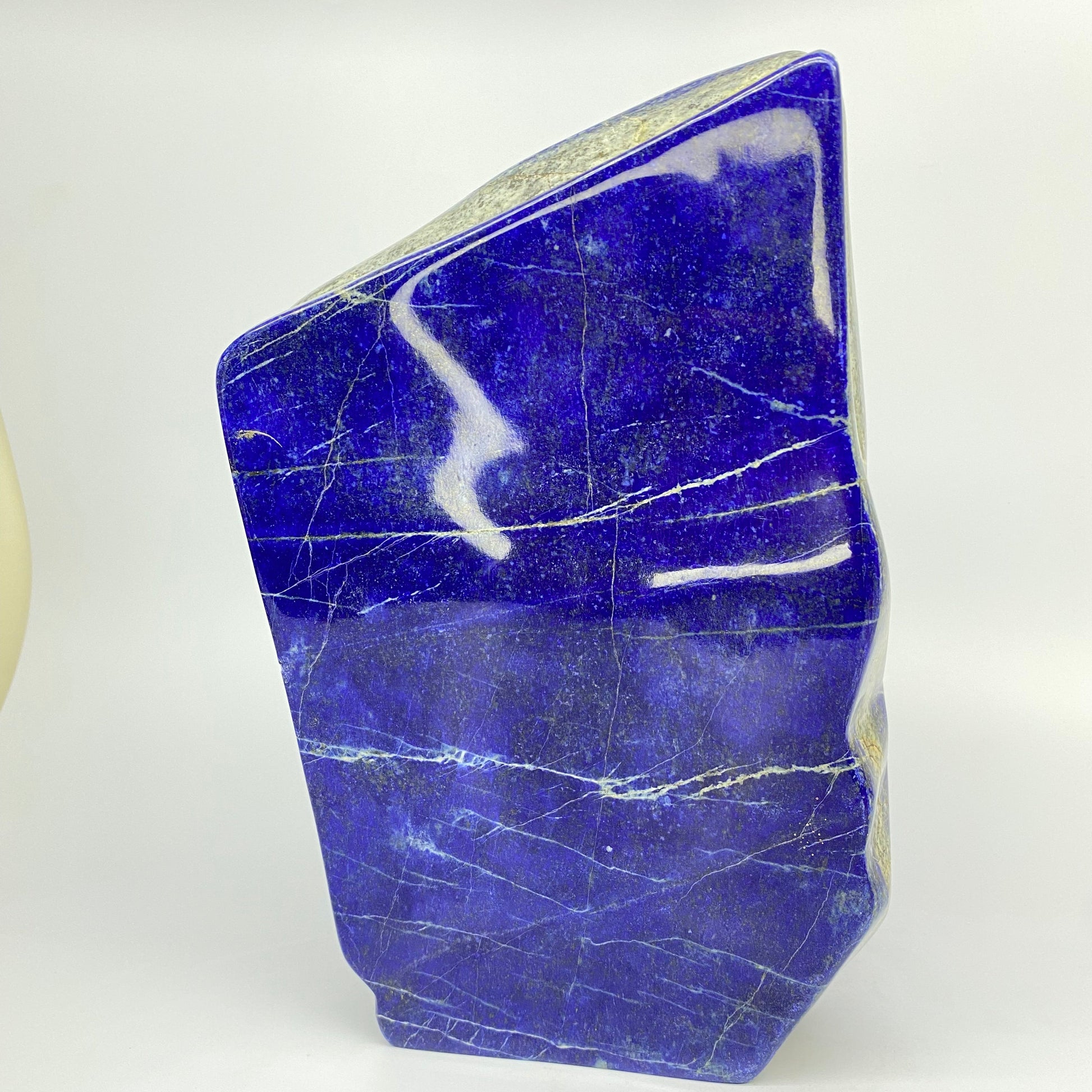 Lapis Lazuli, Lazurite, Afghanistan Minerals, Polished Gemstone, Royal Blue Lapis, Pyrite Inclusions, Lapis Block, Display Specimen