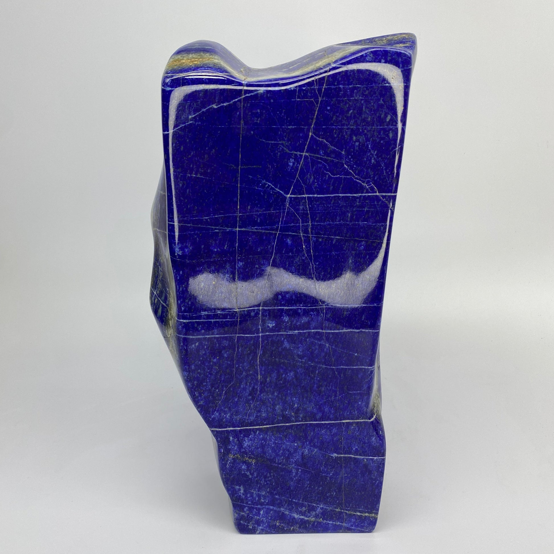 Lapis Lazuli, Lazurite, Afghanistan Minerals, Polished Gemstone, Royal Blue Lapis, Pyrite Inclusions, Lapis Block, Display Specimen