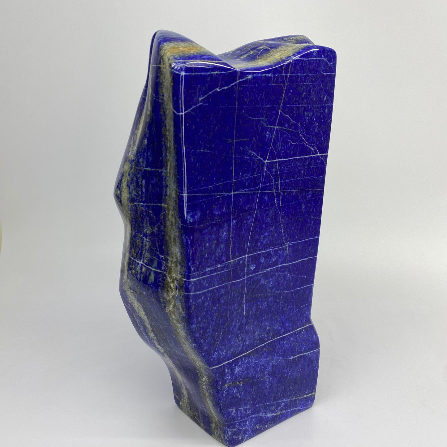 Lapis Lazuli, Lazurite, Afghanistan Minerals, Polished Gemstone, Royal Blue Lapis, Pyrite Inclusions, Lapis Block, Display Specimen