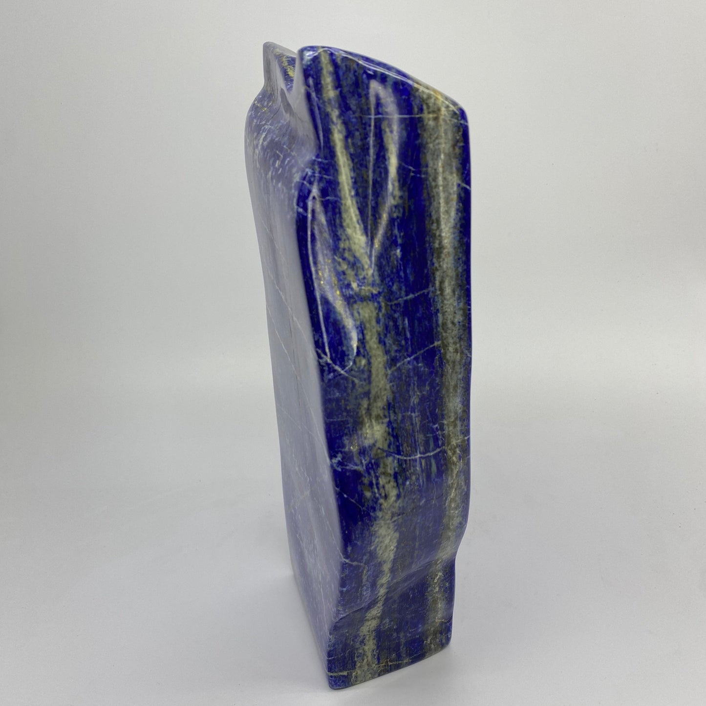 Lapis Lazuli, Lazurite, Afghanistan Minerals, Polished Gemstone, Royal Blue Lapis, Pyrite Inclusions, Lapis Block, Display Specimen
