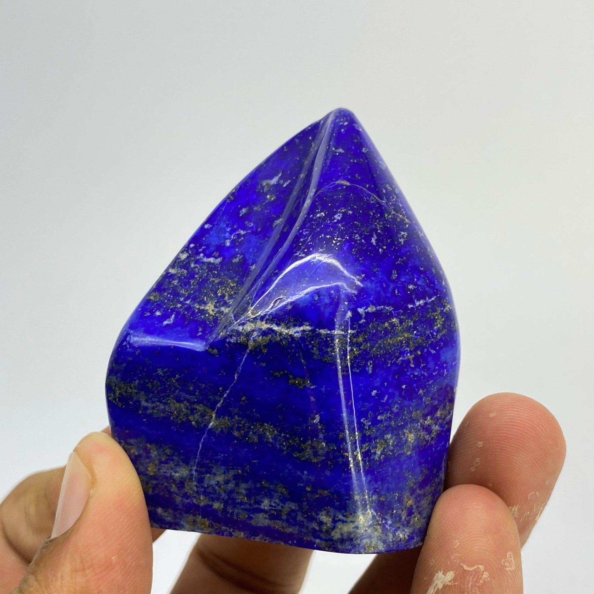 Lapis Lazuli, Lazurite, Afghanistan Minerals, Polished Gemstone, Royal Blue Lapis, Pyrite Inclusions, Lapis Block, Display Specimen