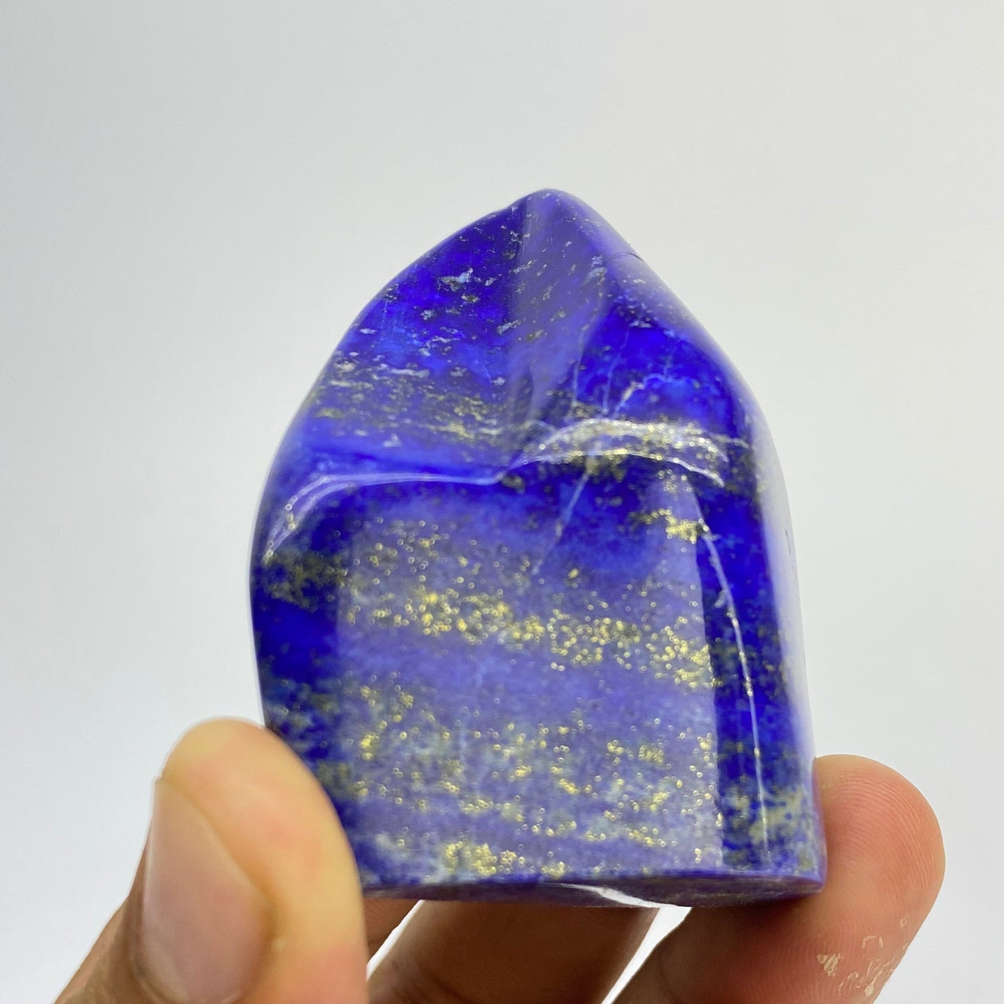 Lapis Lazuli, Lazurite, Afghanistan Minerals, Polished Gemstone, Royal Blue Lapis, Pyrite Inclusions, Lapis Block, Display Specimen