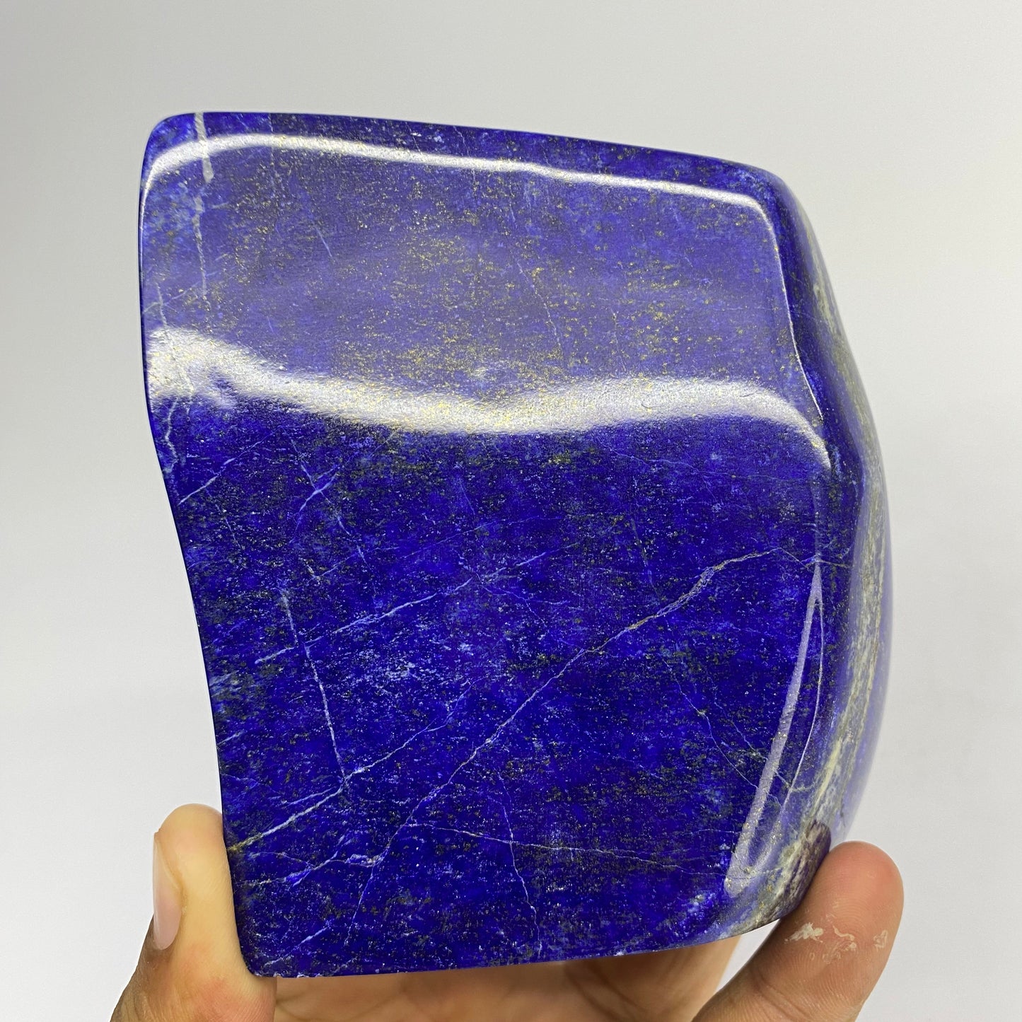 Lapis Lazuli, Lazurite, Afghanistan Minerals, Polished Gemstone, Royal Blue Lapis, Pyrite Inclusions, Lapis Block, Display Specimen