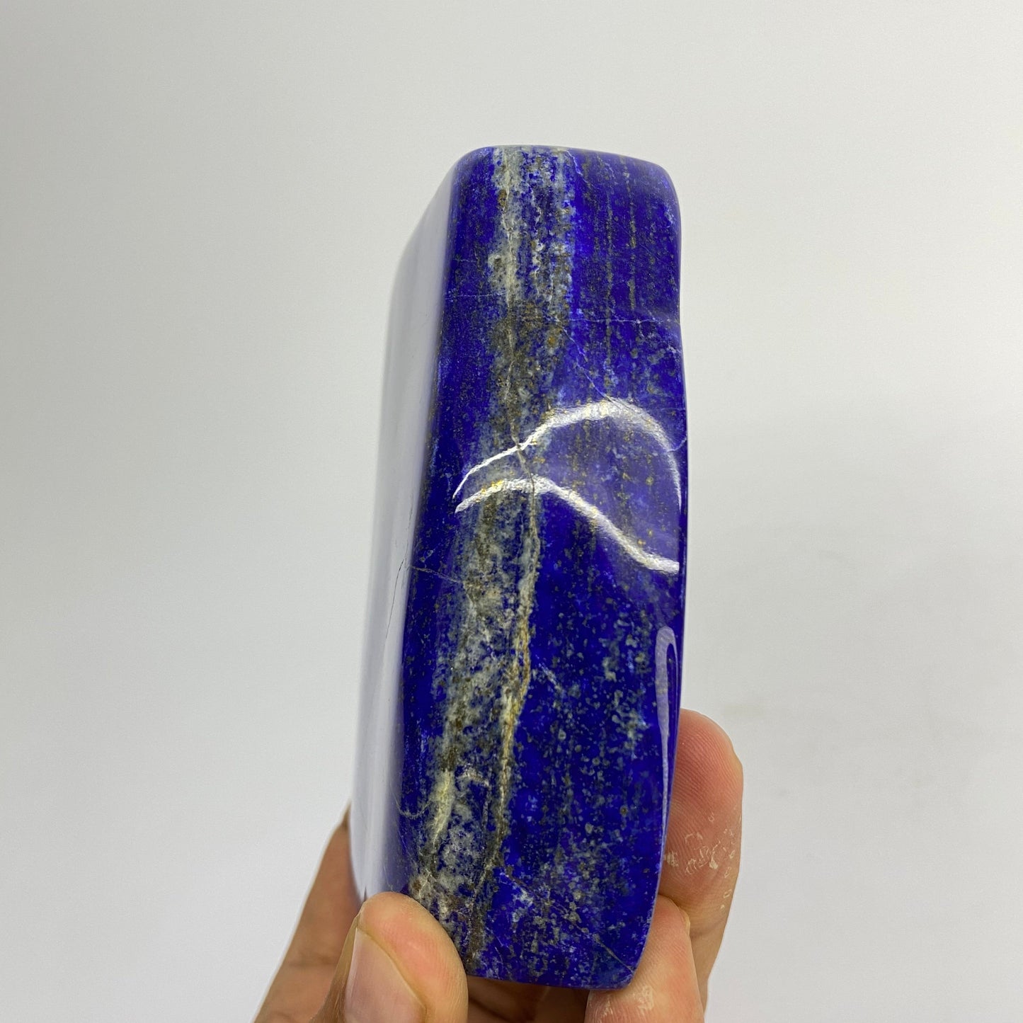 Lapis Lazuli, Lazurite, Afghanistan Minerals, Polished Gemstone, Royal Blue Lapis, Pyrite Inclusions, Lapis Block, Display Specimen
