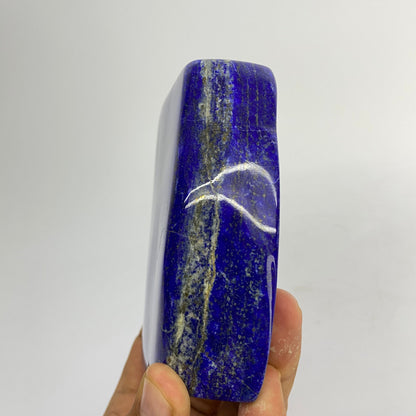 Lapis Lazuli, Lazurite, Afghanistan Minerals, Polished Gemstone, Royal Blue Lapis, Pyrite Inclusions, Lapis Block, Display Specimen