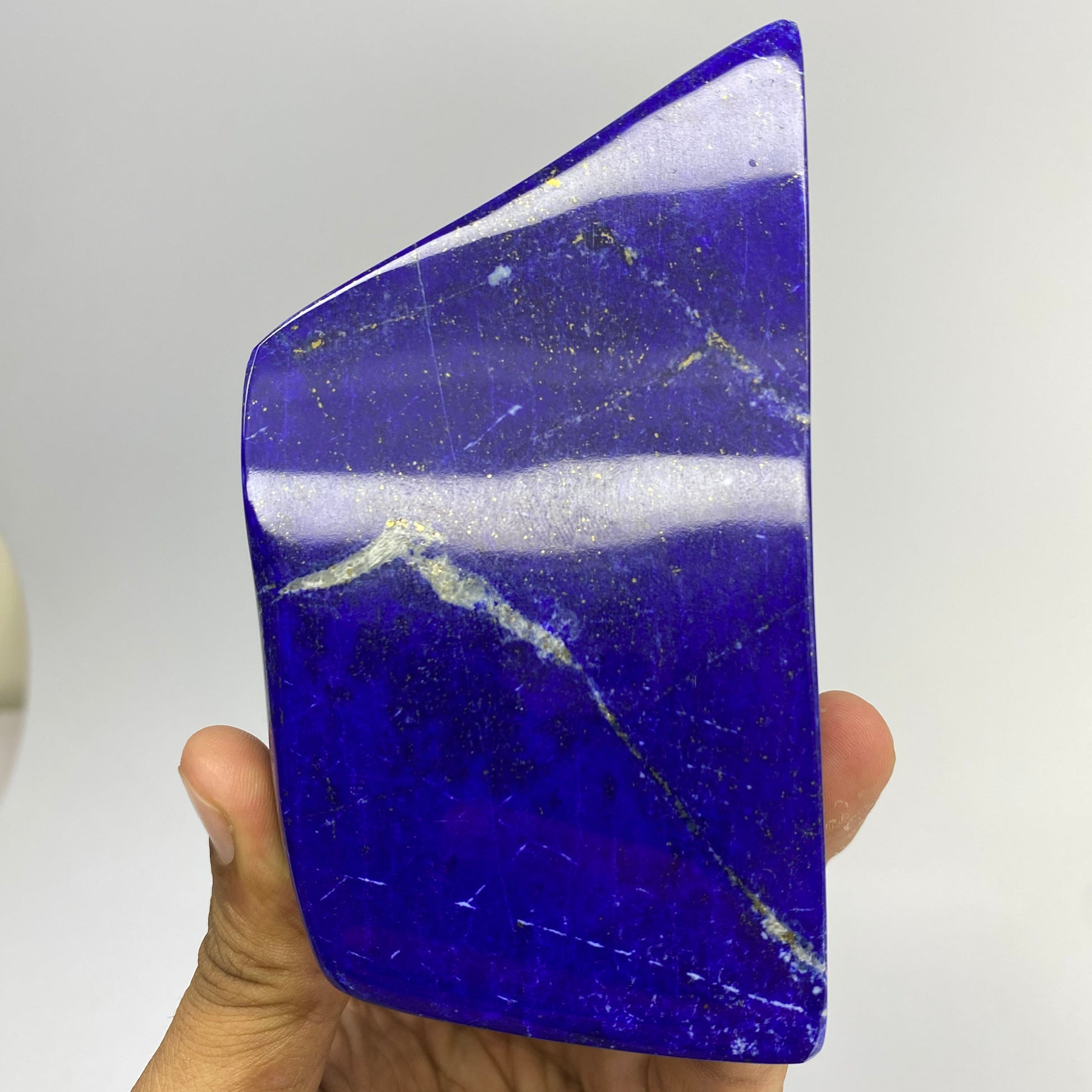 Lapis Lazuli, Lazurite, Afghanistan Minerals, Polished Gemstone, Royal Blue Lapis, Pyrite Inclusions, Lapis Block, Display Specimen