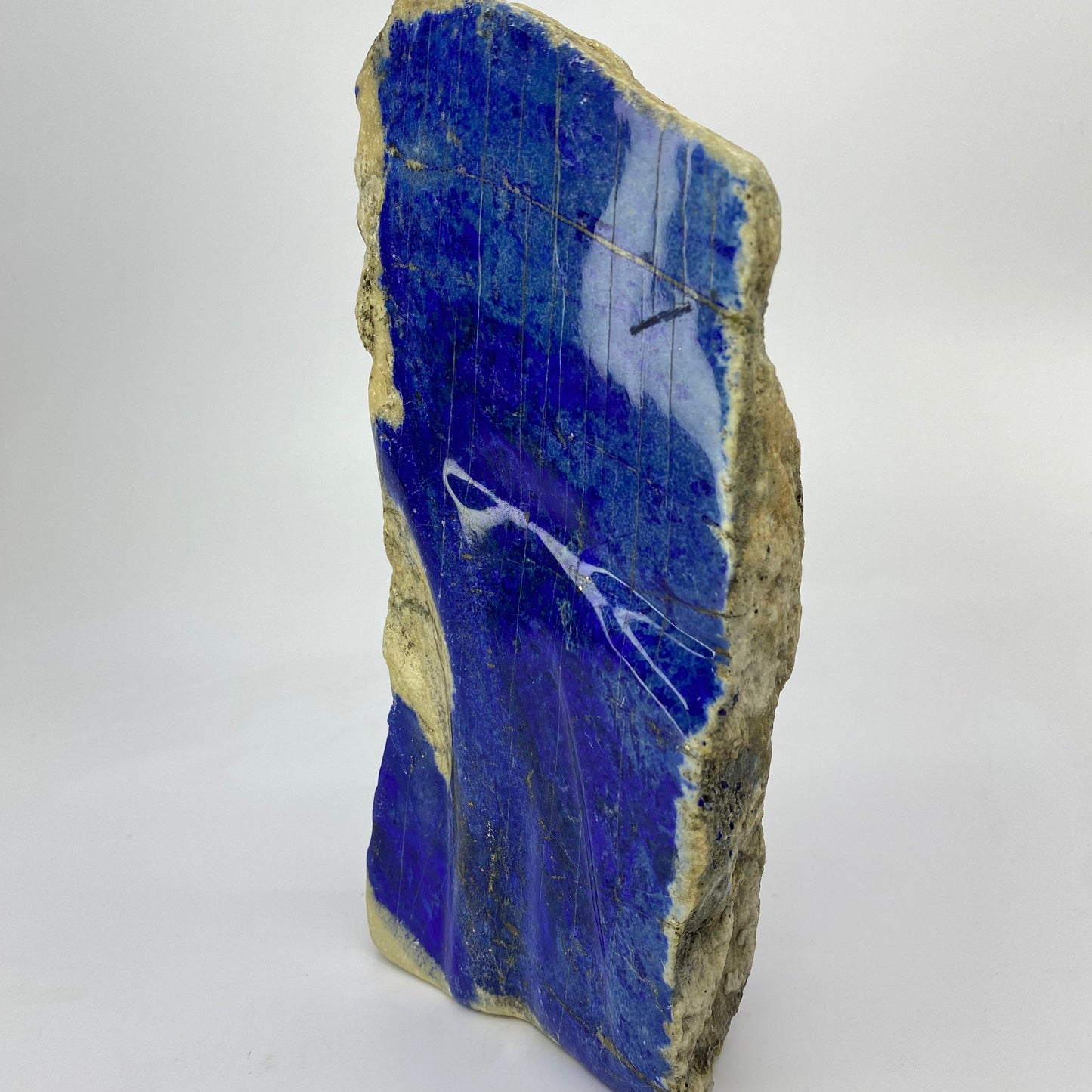Lapis Lazuli, Lazurite, Afghanistan Minerals, Polished Gemstone, Royal Blue Lapis, Pyrite Inclusions, Lapis Block, Display Specimen