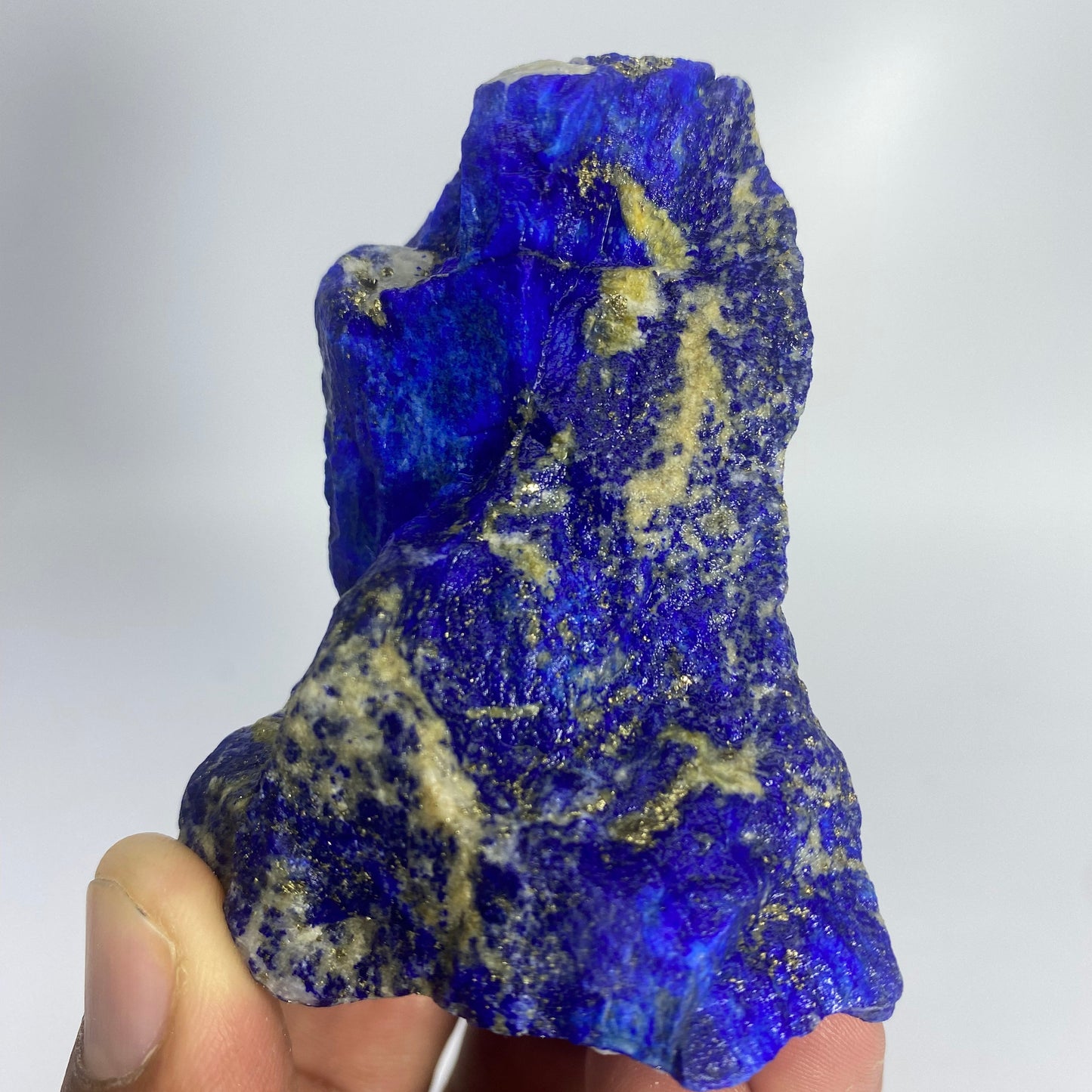 Lapis Lazuli, Lazurite, Afghanistan Minerals, 145g, Rough Gemstone, Royal Blue Lapis, Pyrite Inclusions, Lapidary Rough, Cabinet Specimen