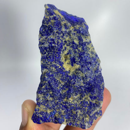 Lapis Lazuli, Lazurite, Afghanistan Minerals, 145g, Rough Gemstone, Royal Blue Lapis, Pyrite Inclusions, Lapidary Rough, Cabinet Specimen