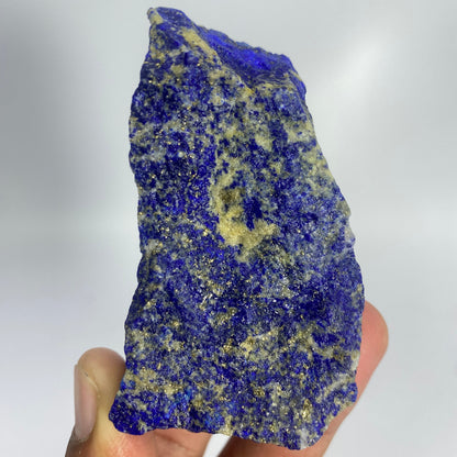 Lapis Lazuli, Lazurite, Afghanistan Minerals, 145g, Rough Gemstone, Royal Blue Lapis, Pyrite Inclusions, Lapidary Rough, Cabinet Specimen