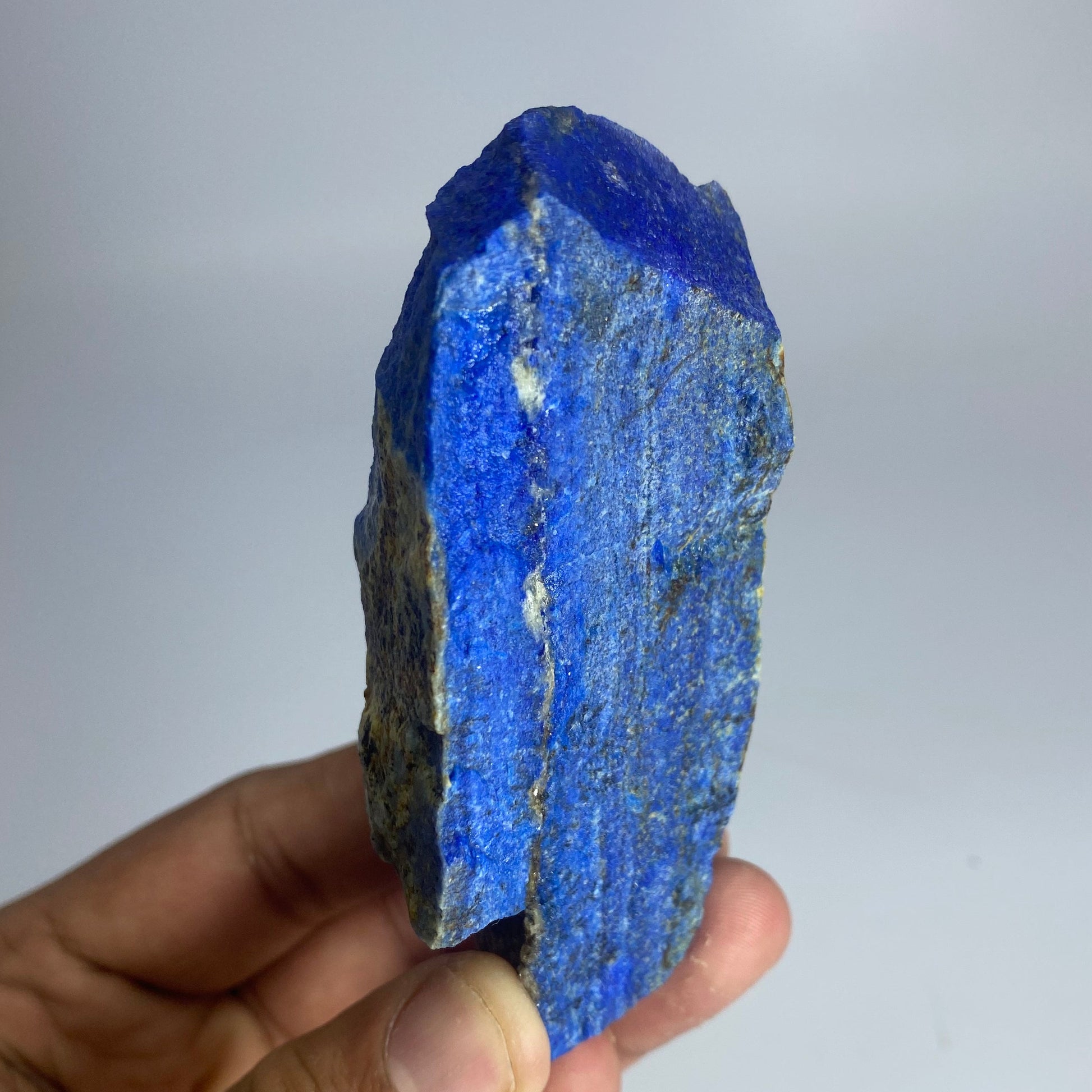Lapis Lazuli, Lazurite, Afghanistan Minerals, 405g, Rough Gemstone, Royal Blue Lapis, Pyrite Inclusions, Lapidary Rough, Large Cabinet Specimen, Investment Grade