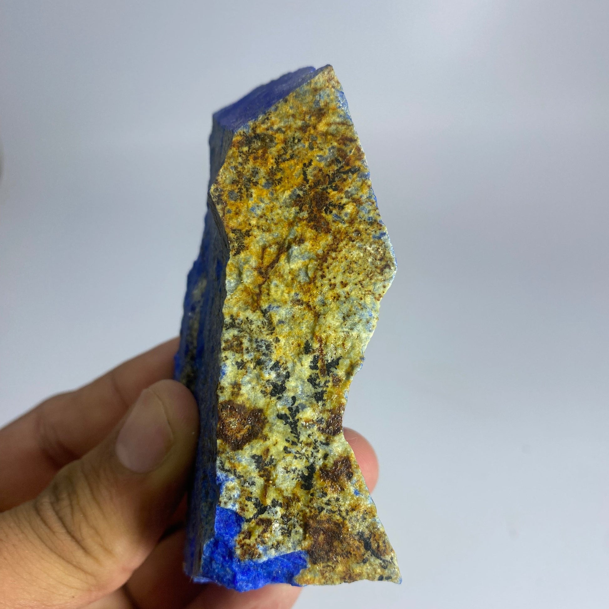 Lapis Lazuli, Lazurite, Afghanistan Minerals, 189g, Rough Gemstone, Royal Blue Lapis, Pyrite Inclusions, Lapidary Rough, Large Cabinet Specimen, Investment Grade