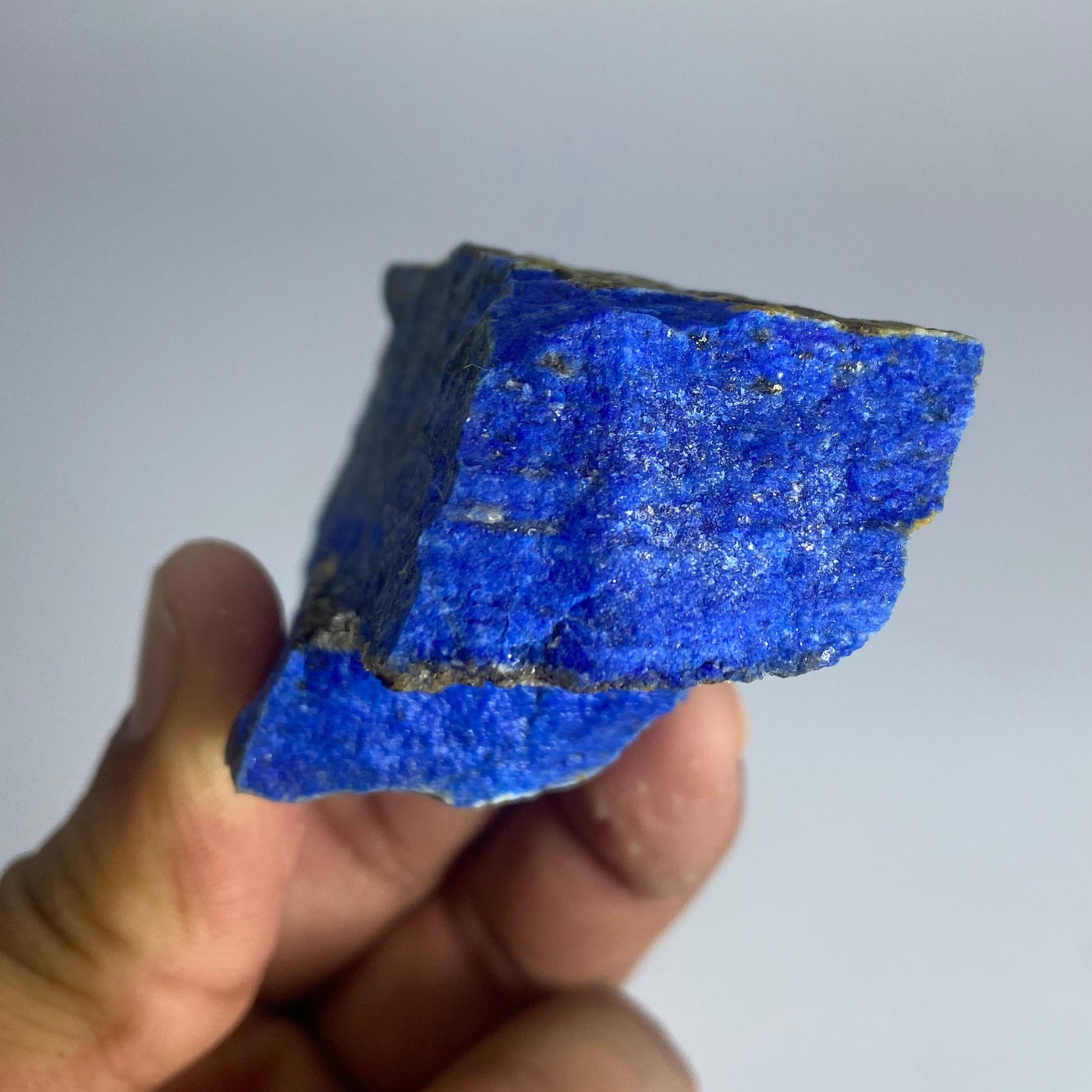 Lapis Lazuli, Lazurite, Afghanistan Minerals, 189g, Rough Gemstone, Royal Blue Lapis, Pyrite Inclusions, Lapidary Rough, Large Cabinet Specimen, Investment Grade