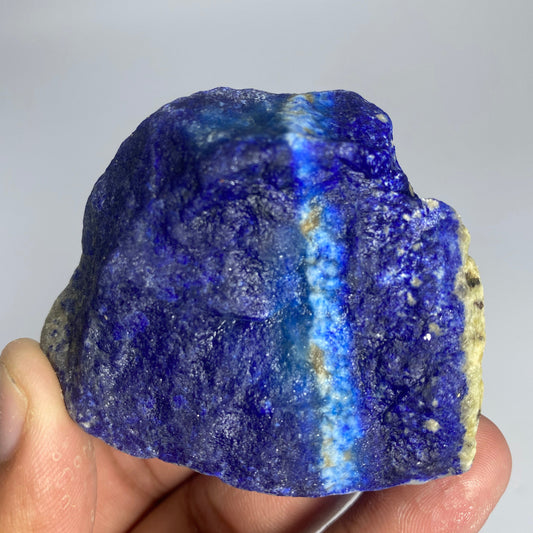 Lapis Lazuli, Lazurite, Afghanistan Minerals, 118g, Rough Gemstone, Royal Blue Lapis, Pyrite Inclusions, Lapidary Rough, Cabinet Specimen