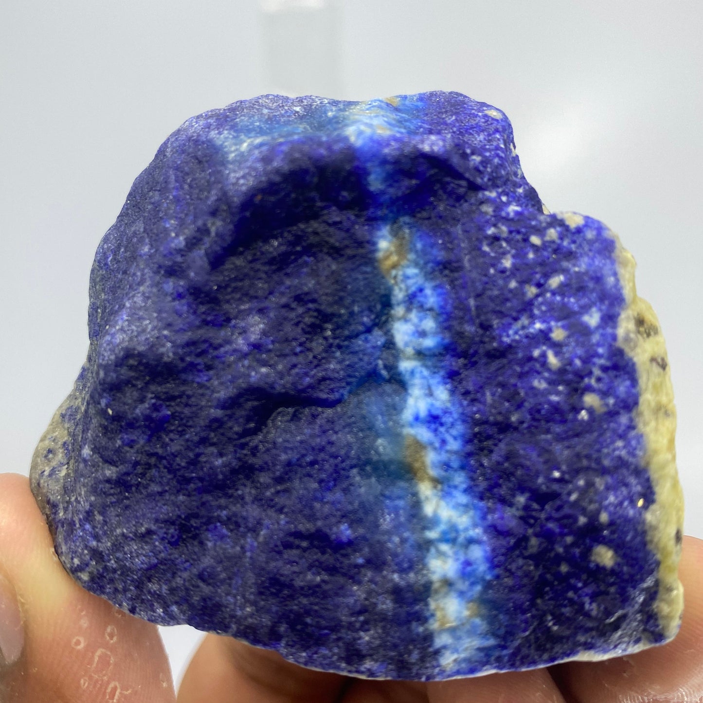 Lapis Lazuli, Lazurite, Afghanistan Minerals, 118g, Rough Gemstone, Royal Blue Lapis, Pyrite Inclusions, Lapidary Rough, Cabinet Specimen