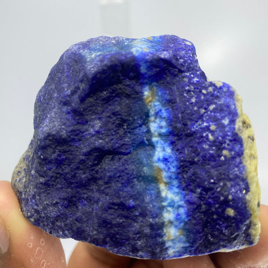 Lapis Lazuli, Lazurite, Afghanistan Minerals, 118g, Rough Gemstone, Royal Blue Lapis, Pyrite Inclusions, Lapidary Rough, Cabinet Specimen