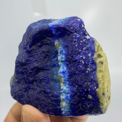 Lapis Lazuli, Lazurite, Afghanistan Minerals, 118g, Rough Gemstone, Royal Blue Lapis, Pyrite Inclusions, Lapidary Rough, Cabinet Specimen