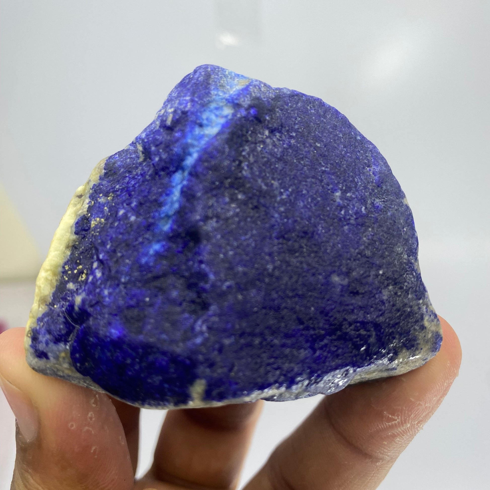 Lapis Lazuli, Lazurite, Afghanistan Minerals, 118g, Rough Gemstone, Royal Blue Lapis, Pyrite Inclusions, Lapidary Rough, Cabinet Specimen